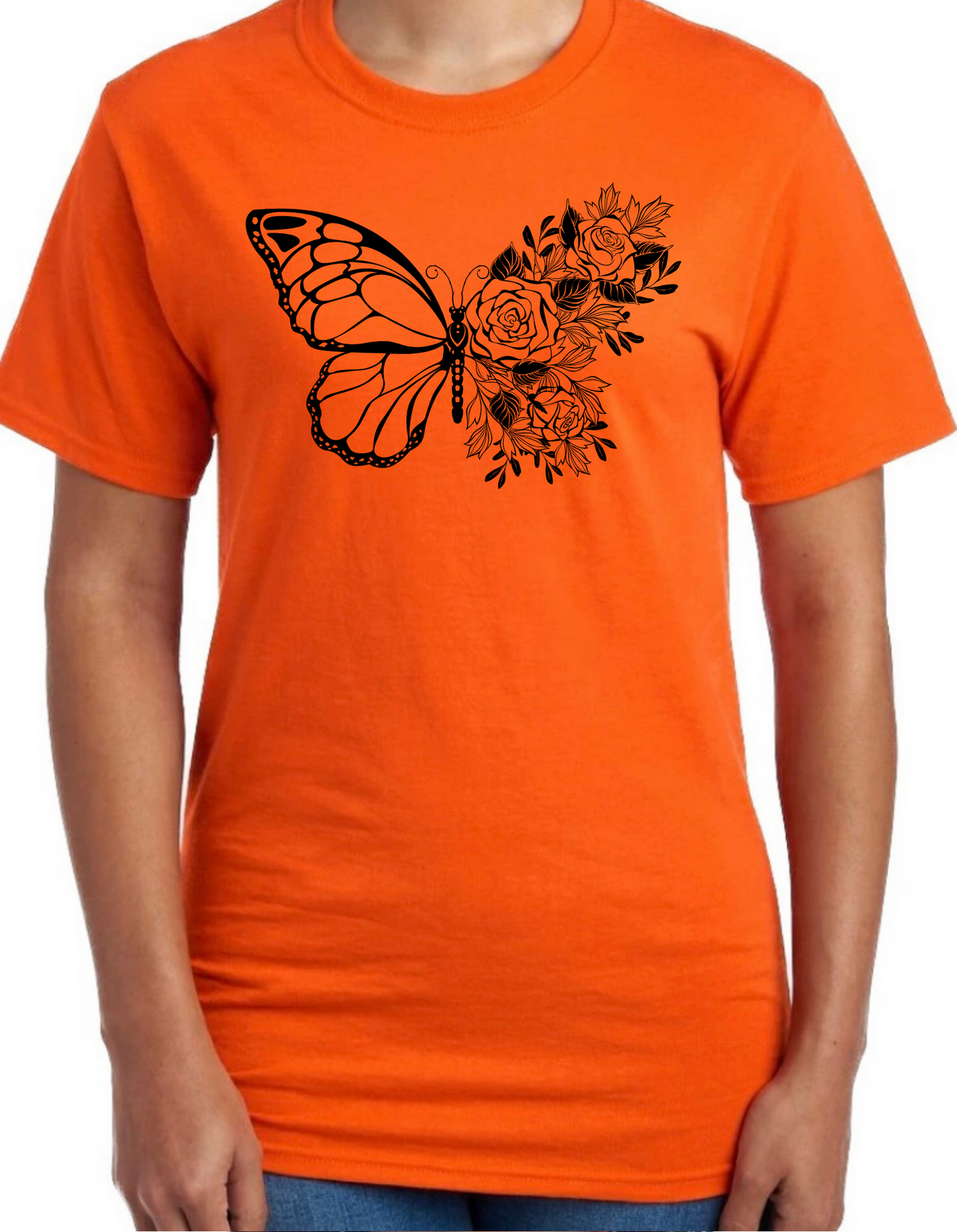 Blooming Butterfly Graphic Tee