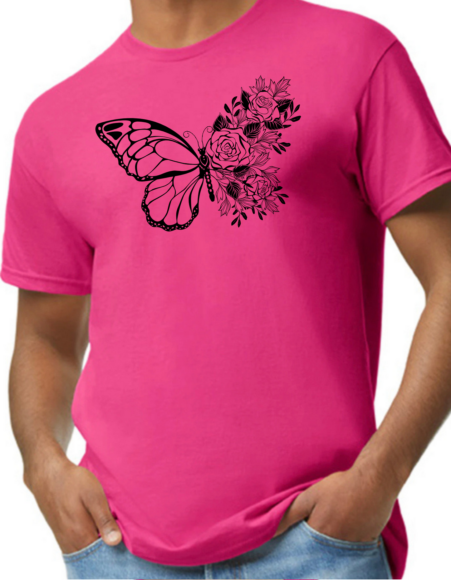 Blooming Butterfly Graphic Tee