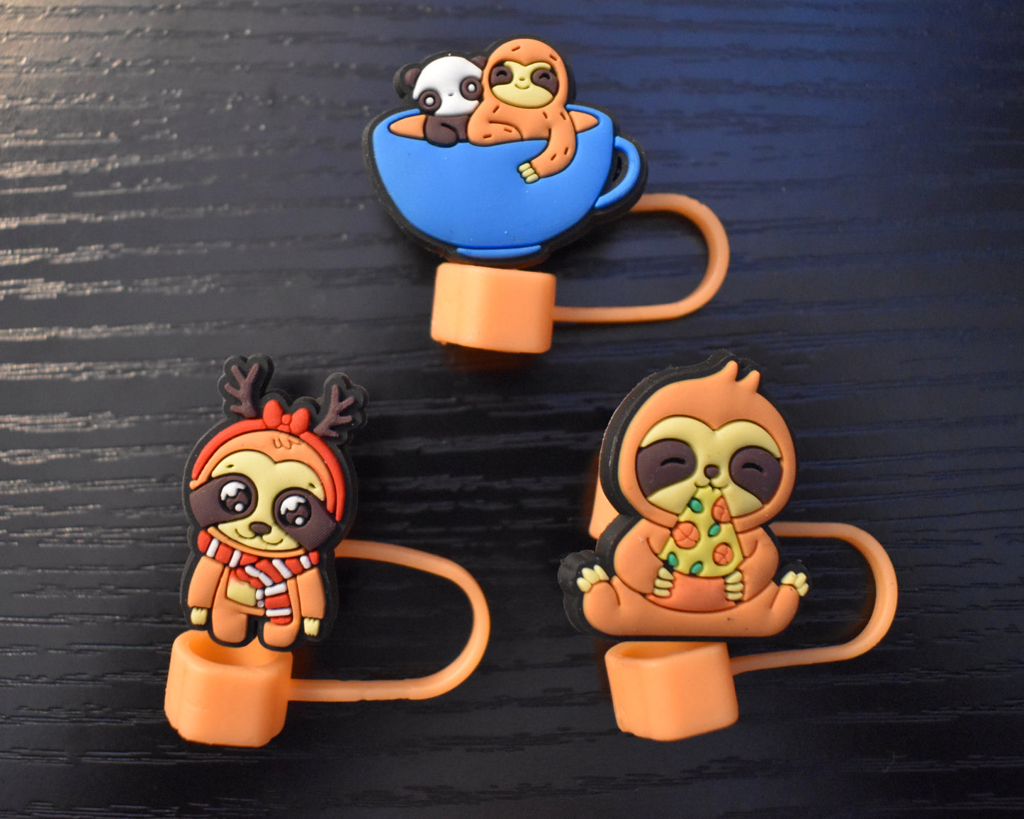 Sloth Straw Covers