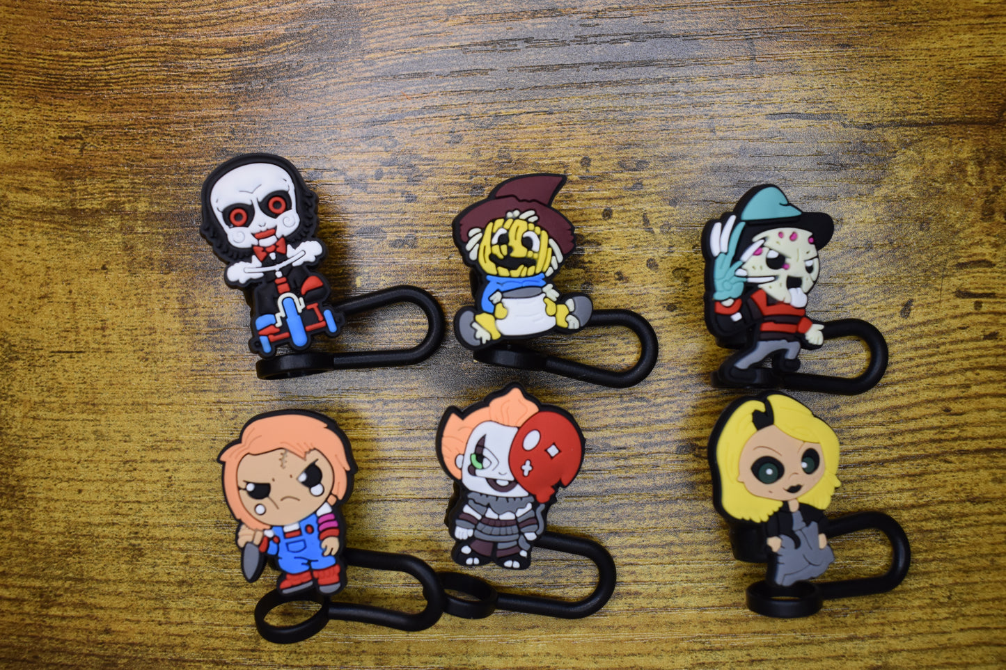 Horror Movie Characters Straw Covers