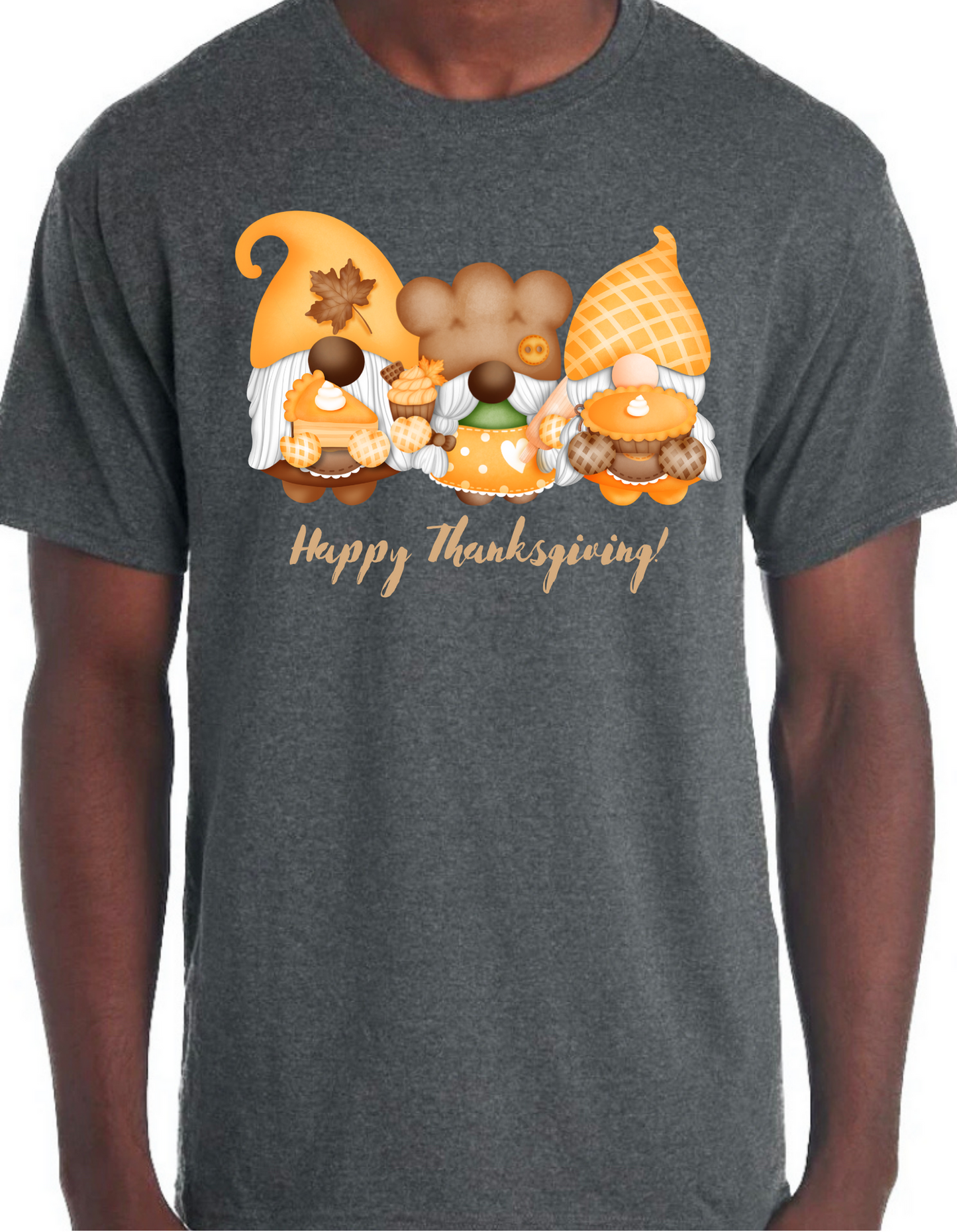 Happy Thanksgiving Gnome Graphic Tee