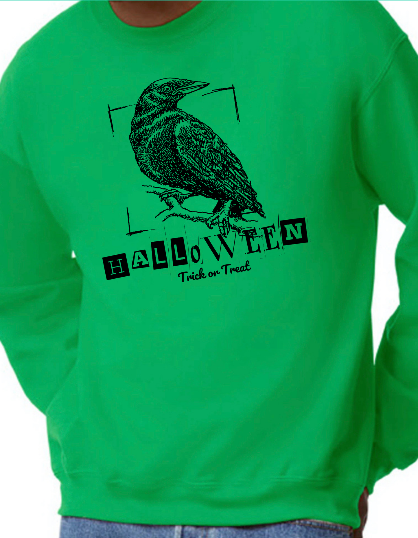 Halloween Crow Crewneck