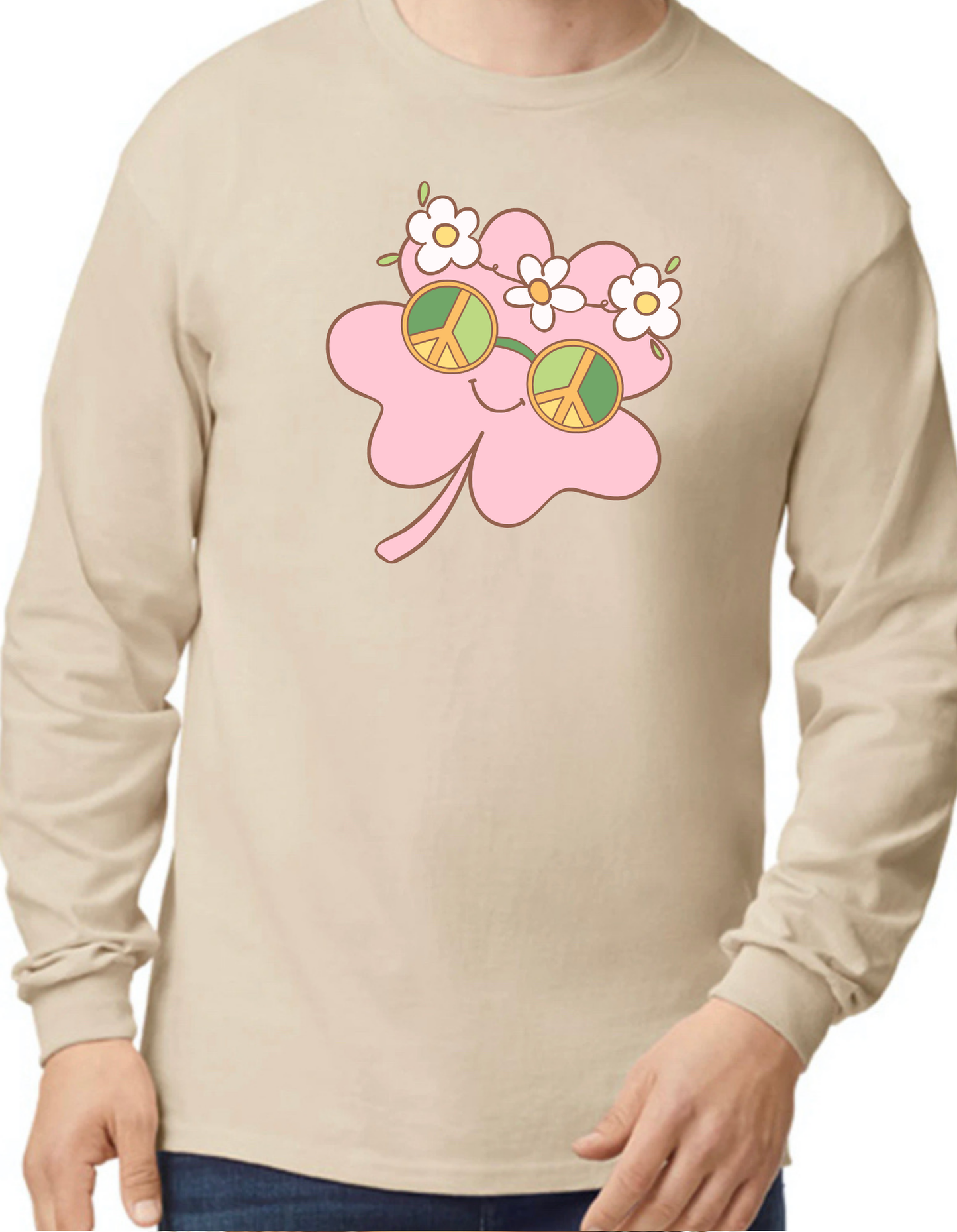 Hippie Shamrock Longsleeve