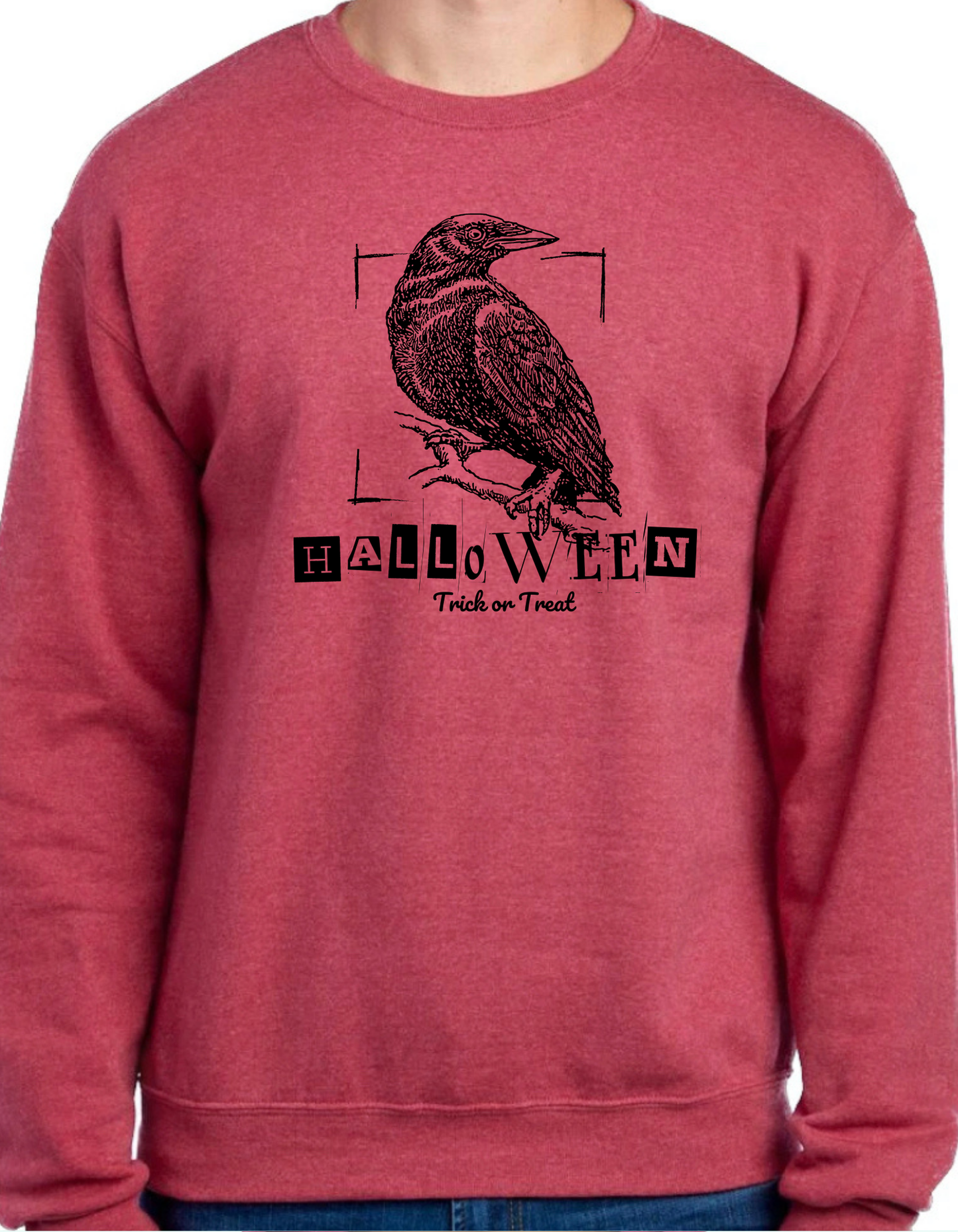 Halloween Crow Crewneck
