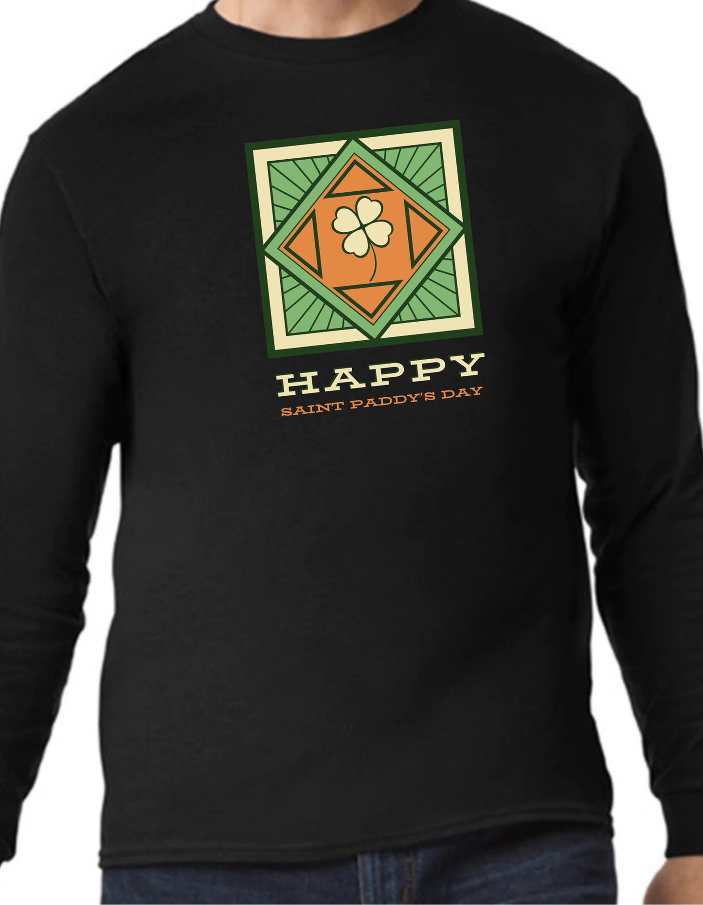 St. Patrick’s Day Clover Longsleeve
