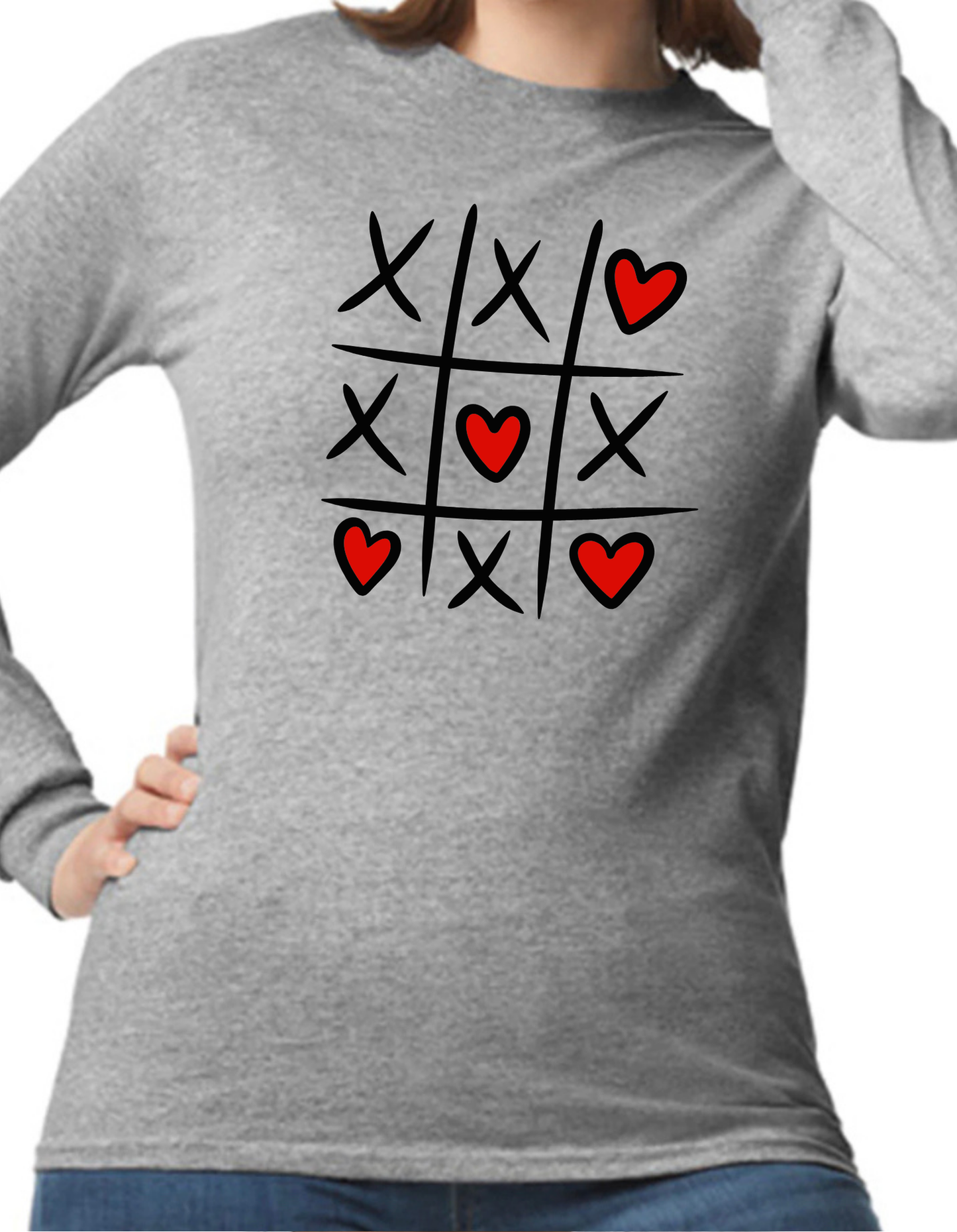 Tic-Tac-Toe Longsleeve