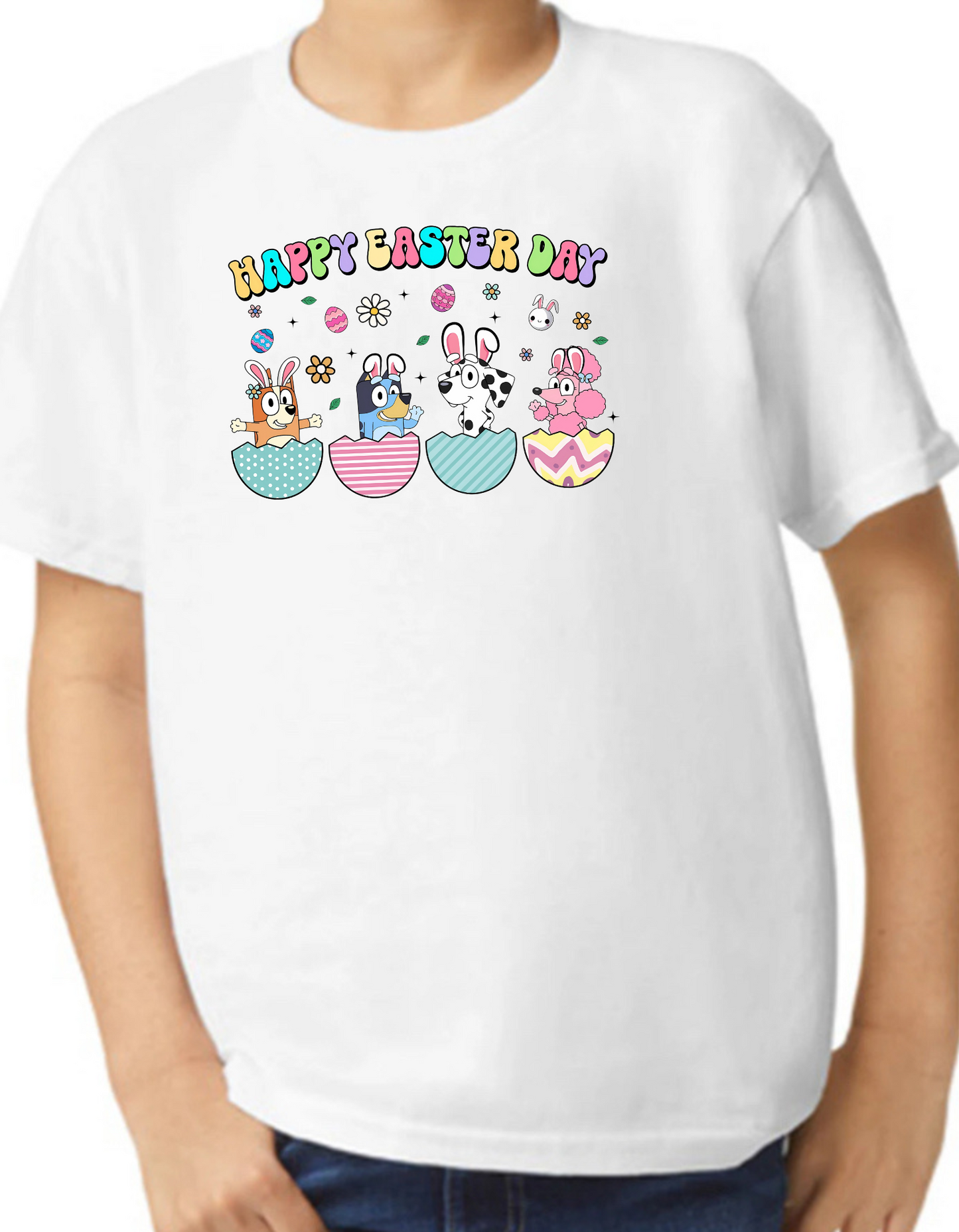 Happy Easter Day Kids Graphic Tee
