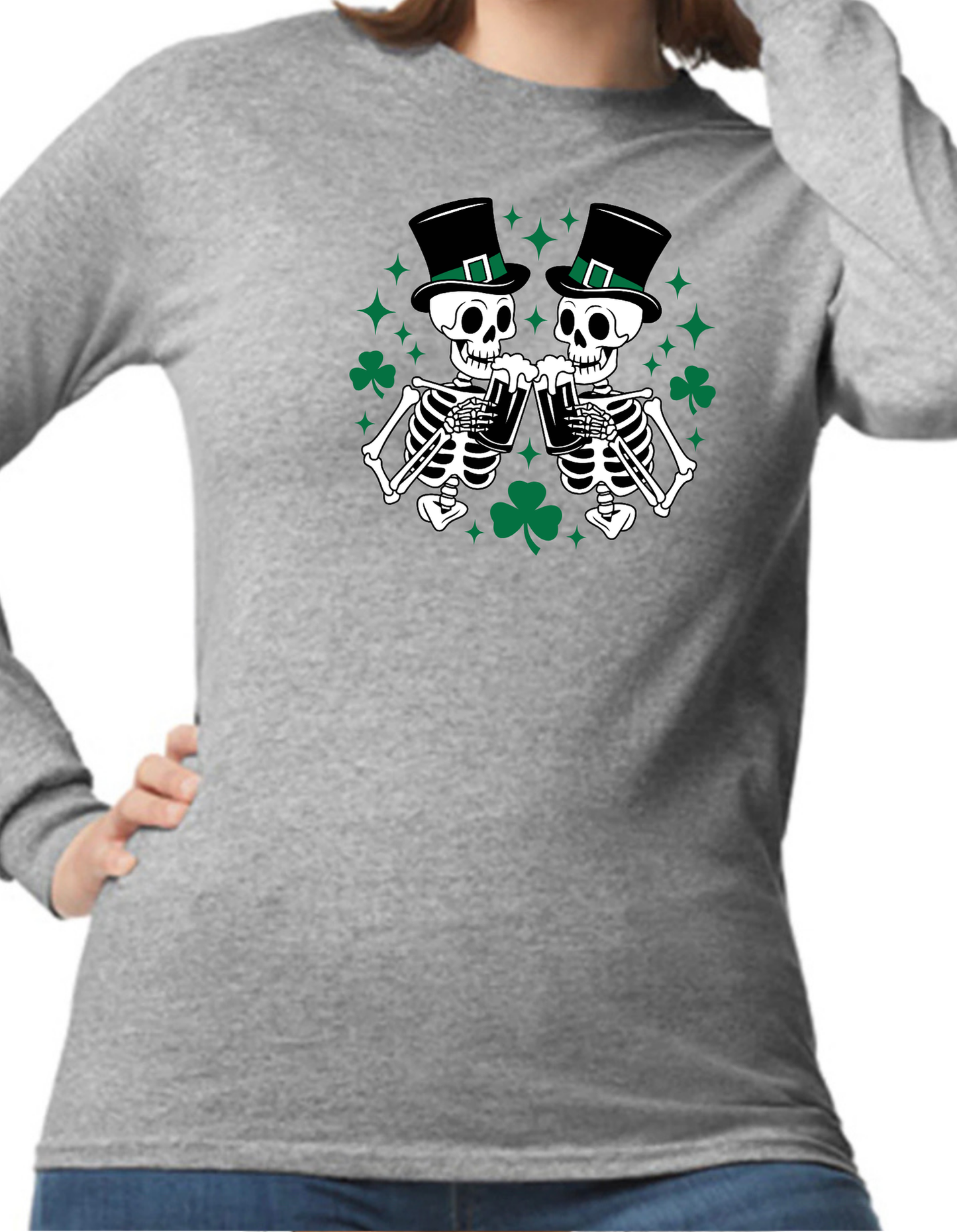 Drinking Skeletons Longsleeve