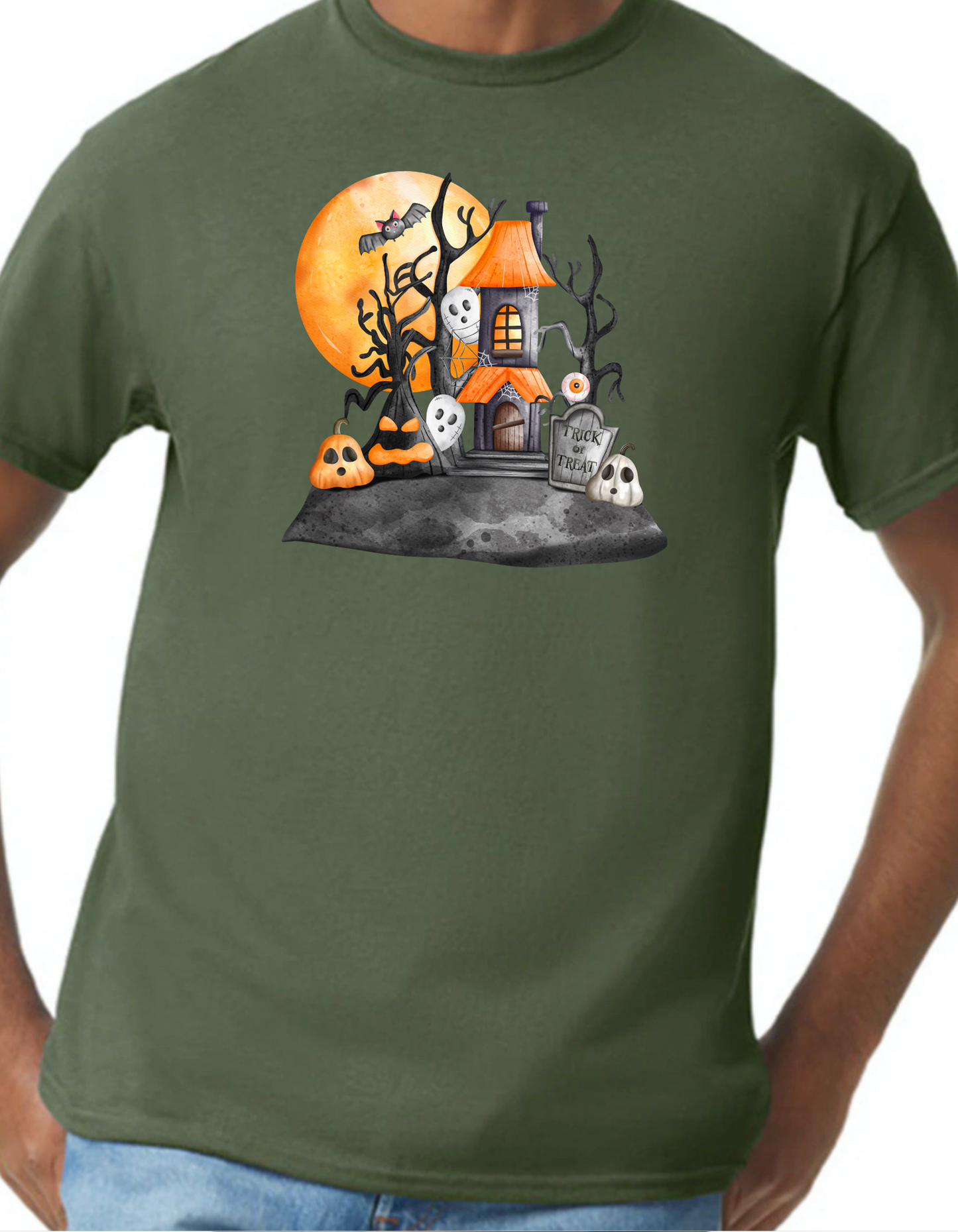 Haunted House Graphic Tee