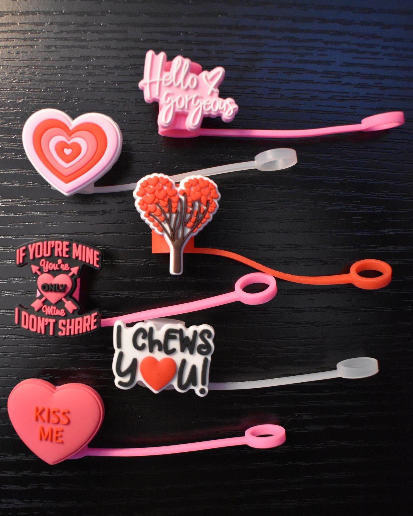 Valentine’s Straw Covers
