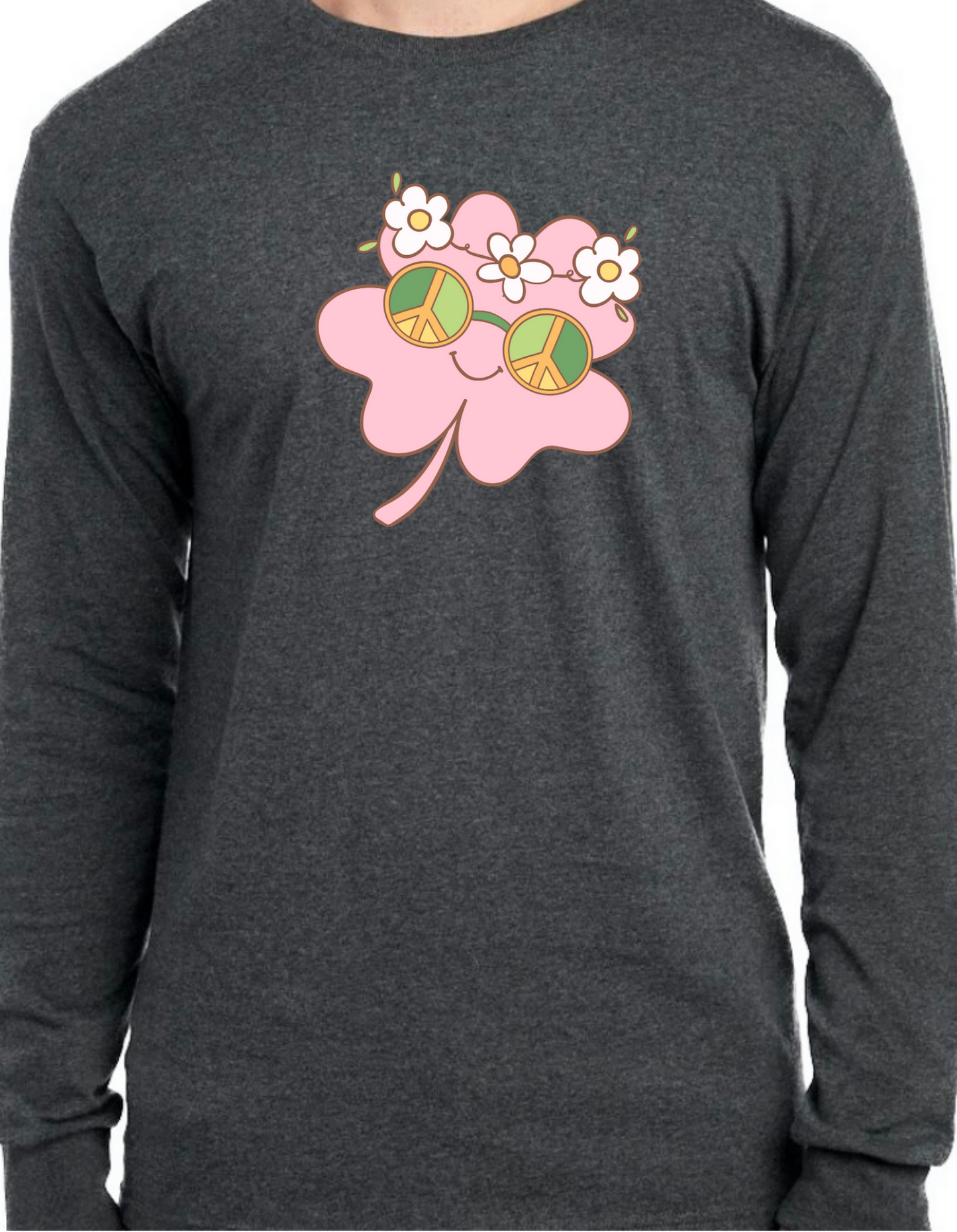 Hippie Shamrock Longsleeve