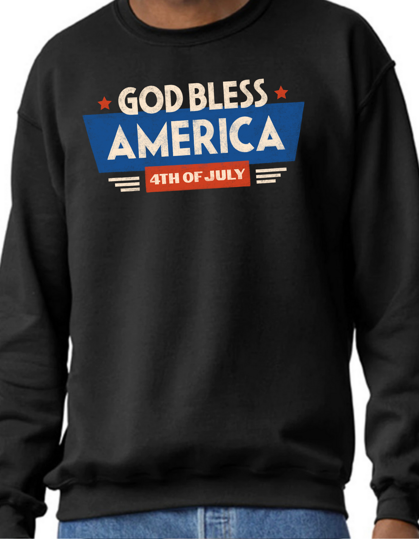 God Bless America Crewneck