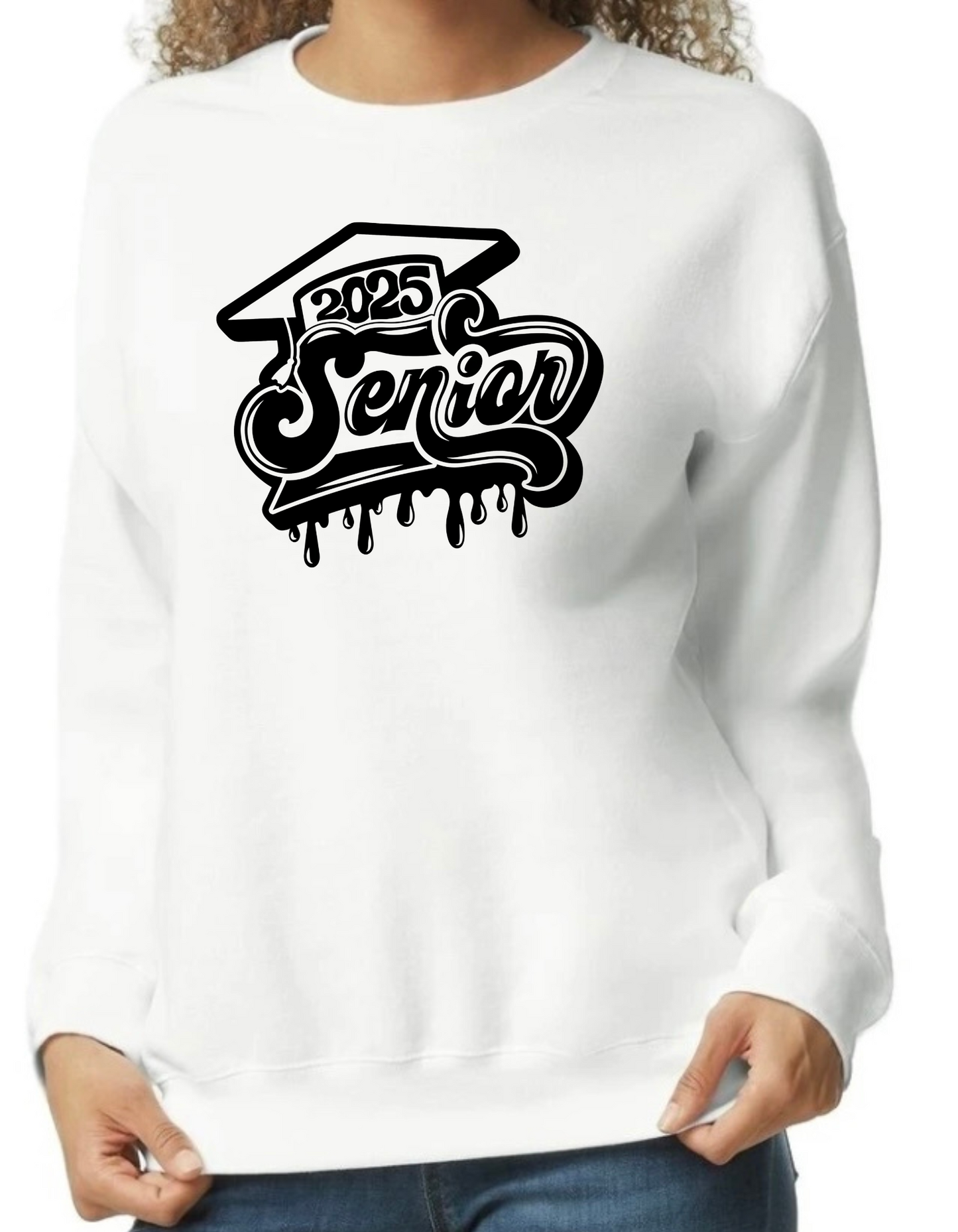Senior 2025 Cap Crewneck