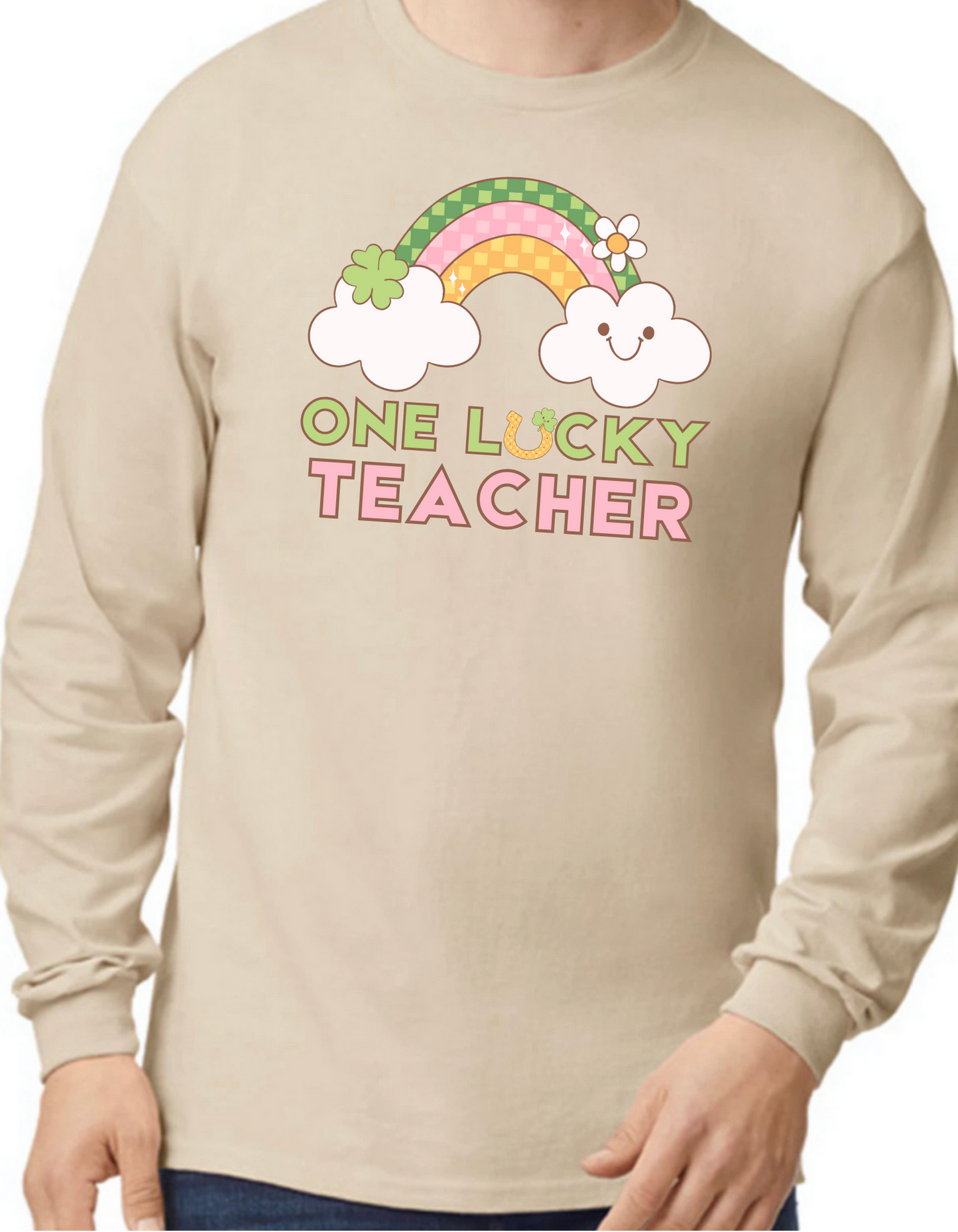 One Lucky Teacher Longsleeve