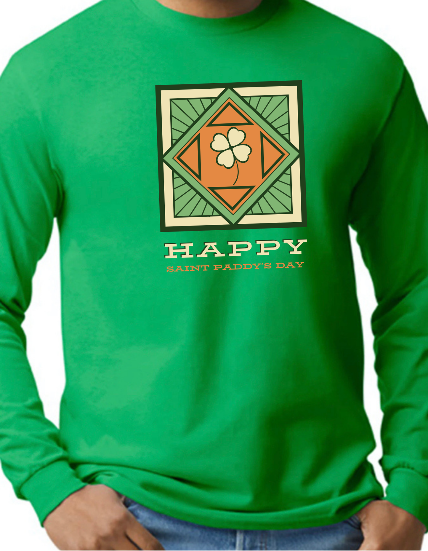 St. Patrick’s Day Clover Longsleeve