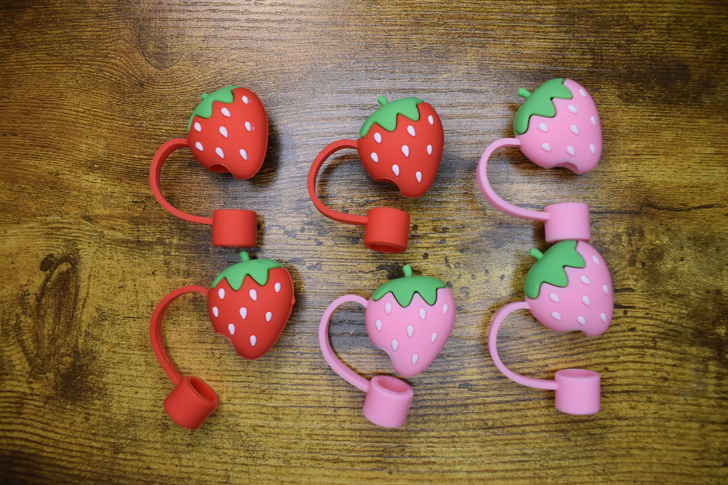 Strawberry Straw Covers