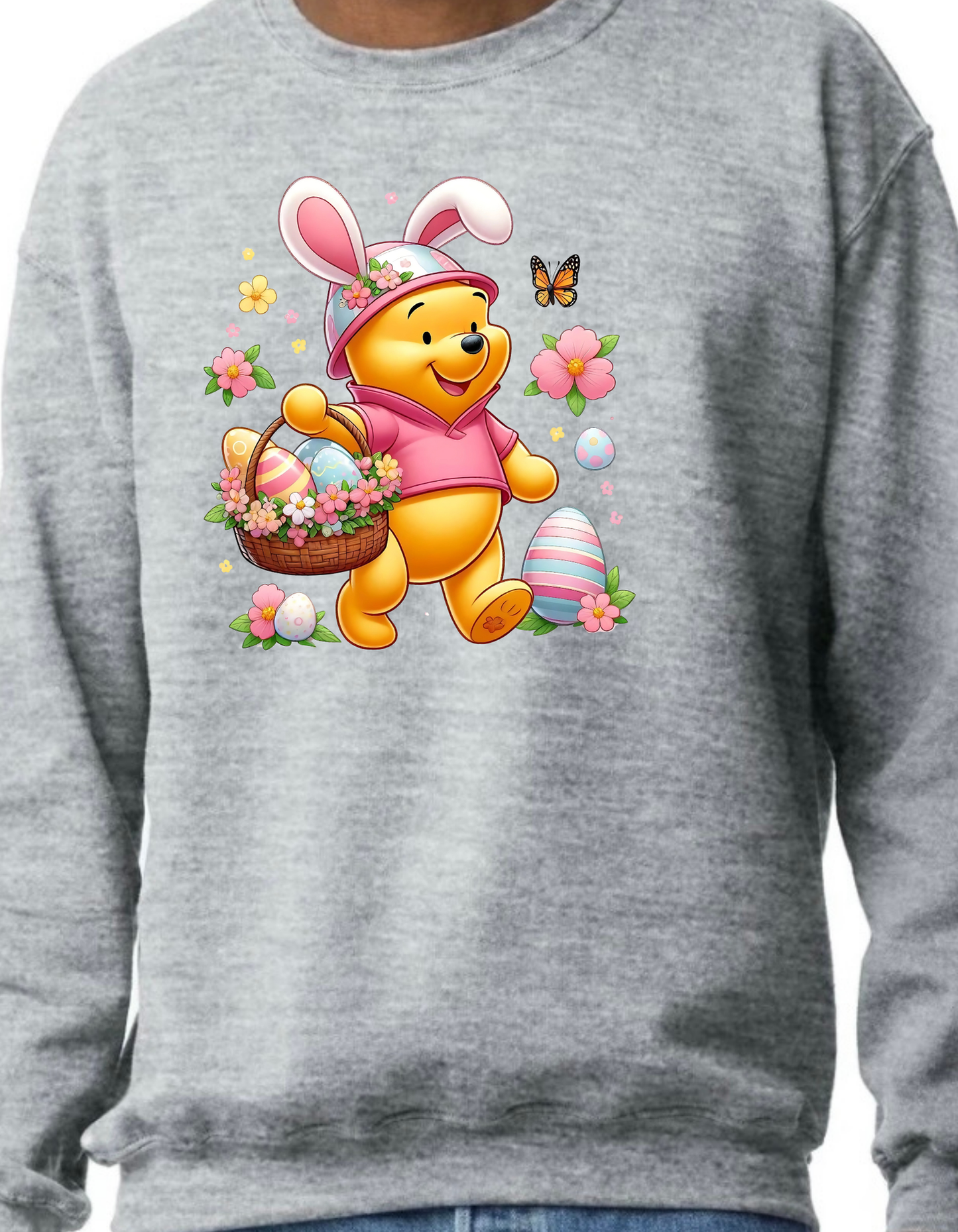 Easter Winnie the Pooh Crewneck