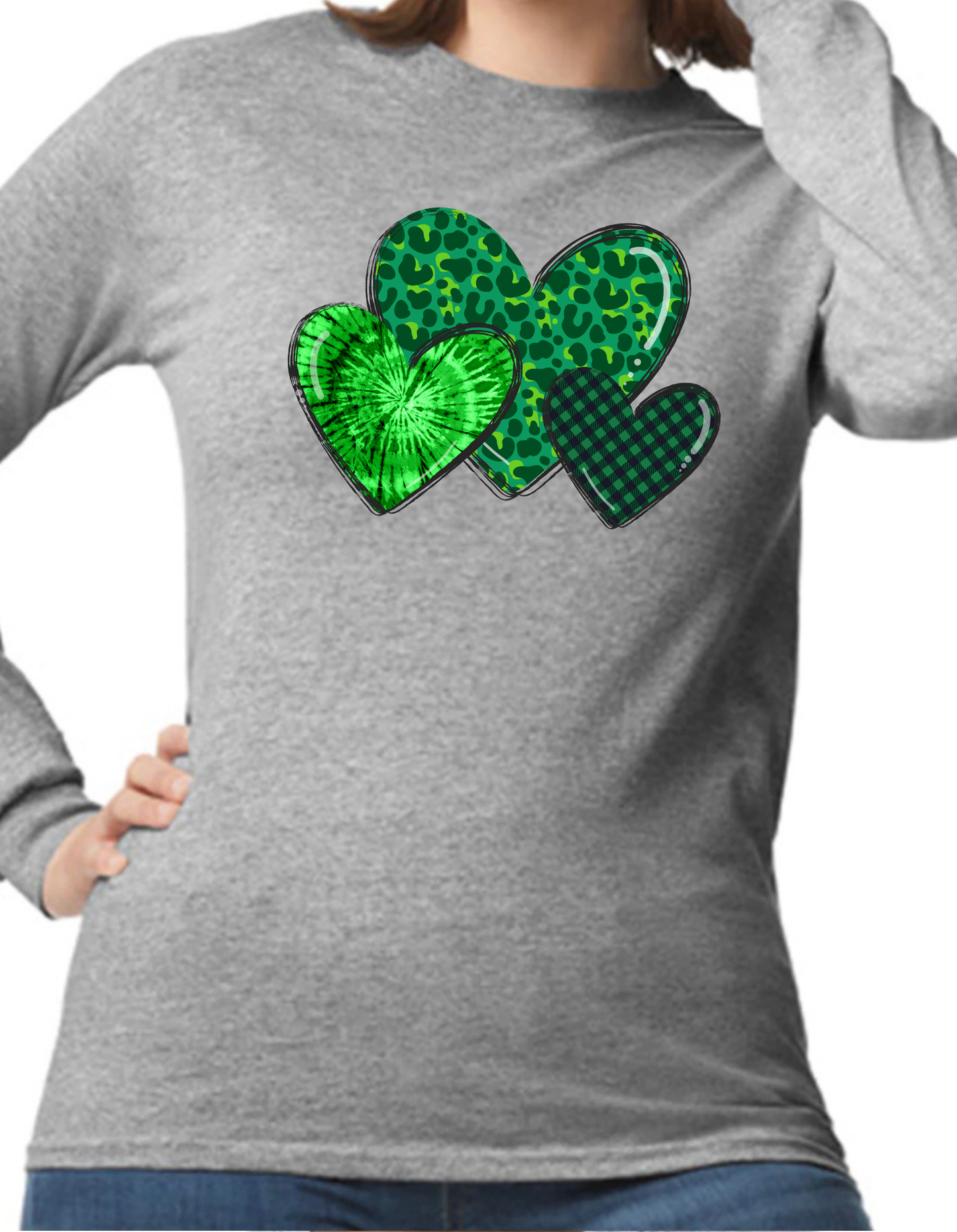 Shamrock Hearts Longsleeve