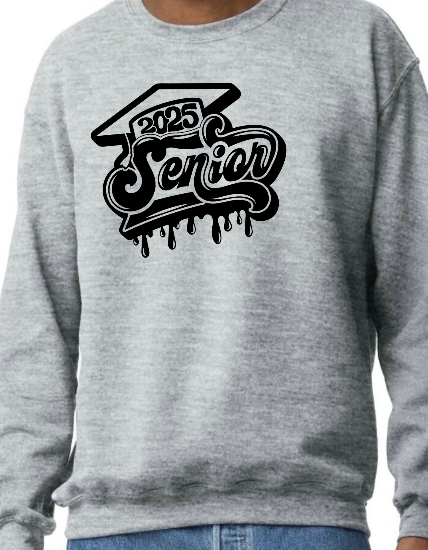 Senior 2025 Cap Crewneck
