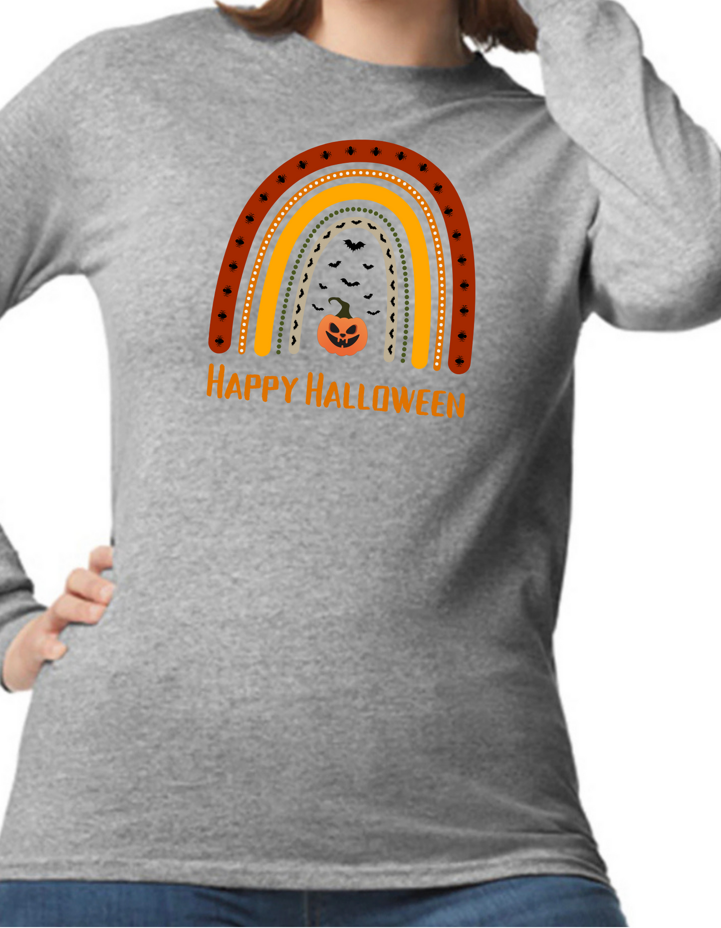 Happy Halloween Rainbow Longsleeve