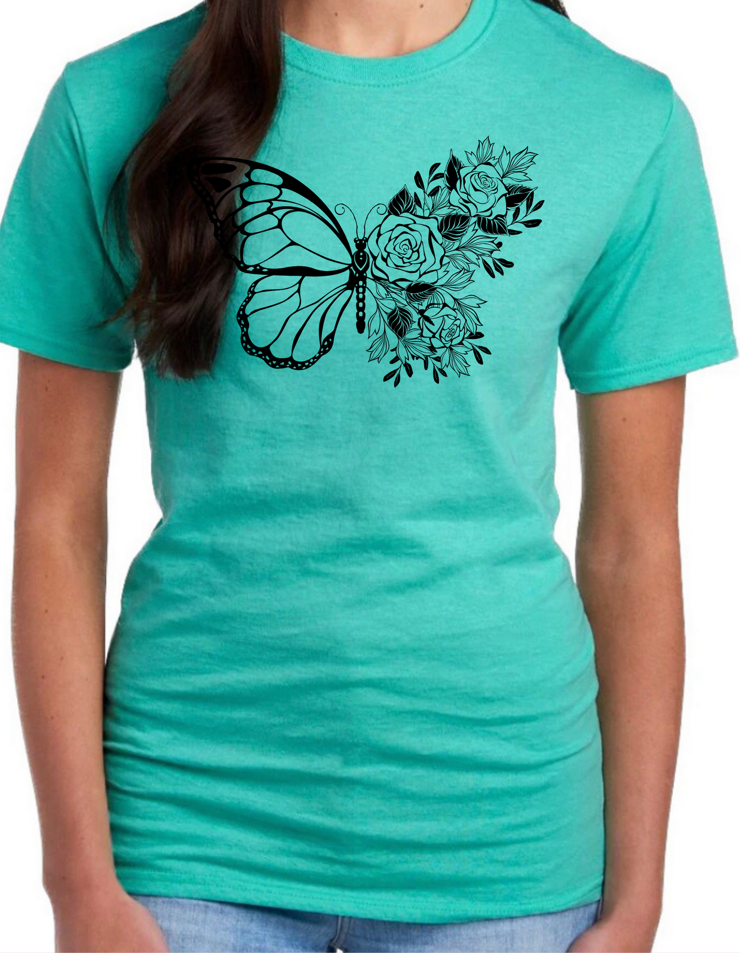 Blooming Butterfly Graphic Tee