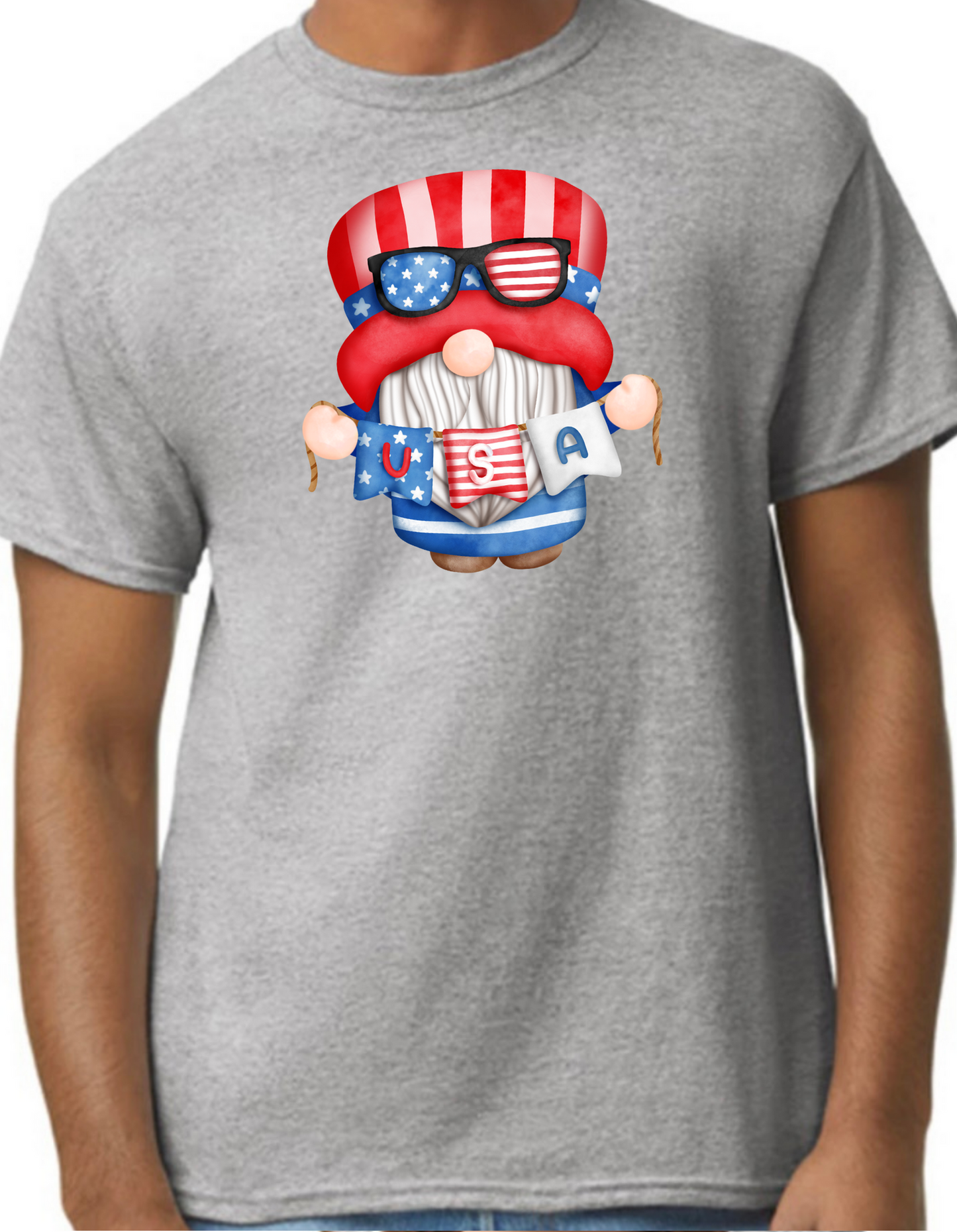 USA Gnome Graphic Tee