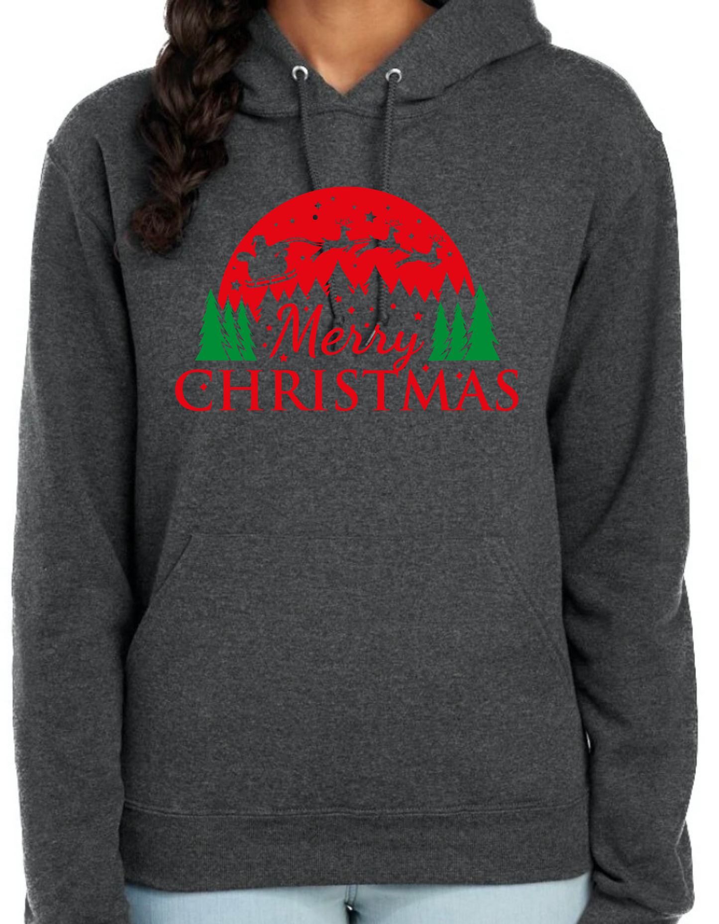 Merry Christmas Sleigh Hoodie