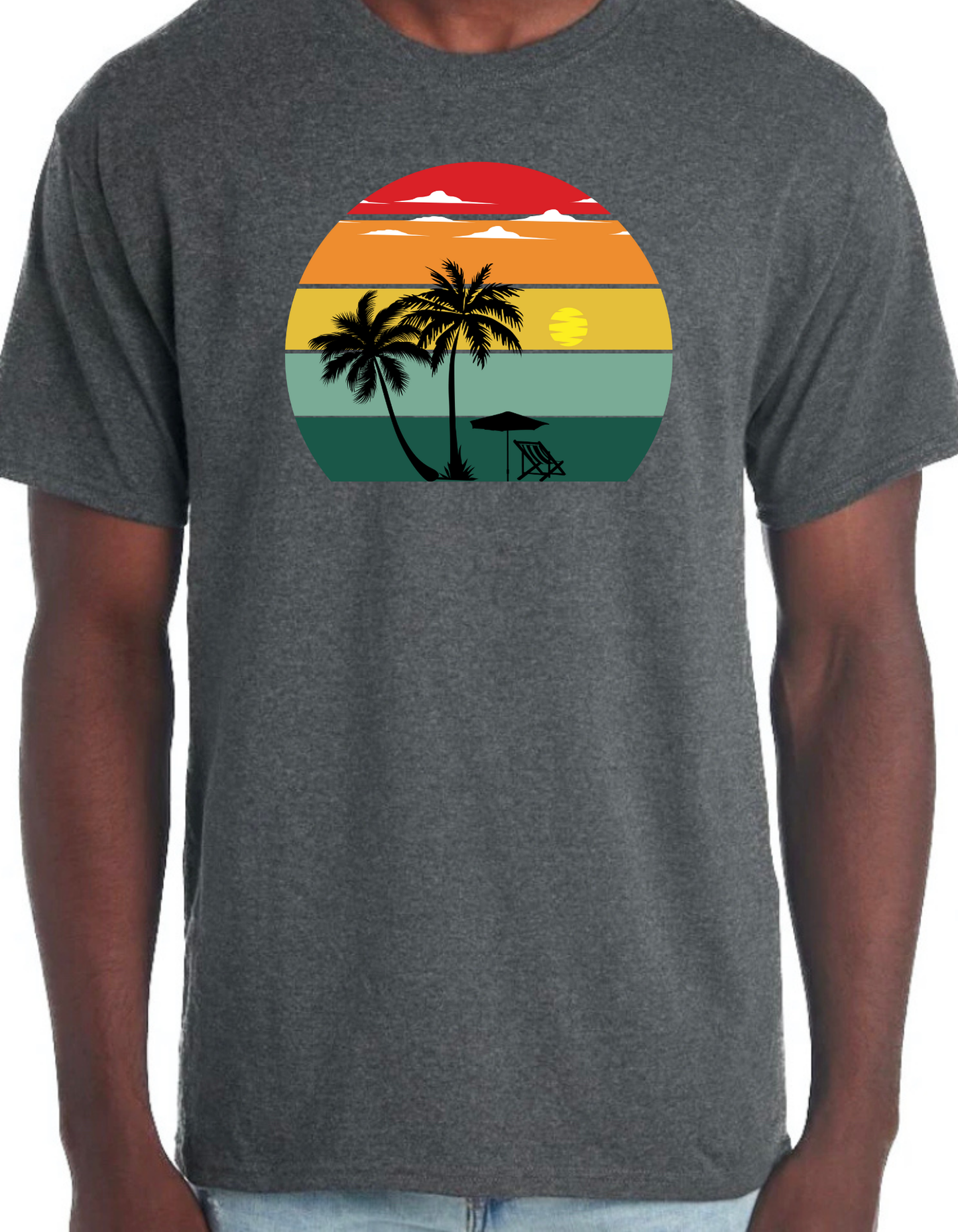 Sunset Rainbow Graphic Tee