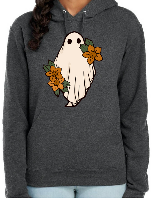 Floral Ghost Hoodie