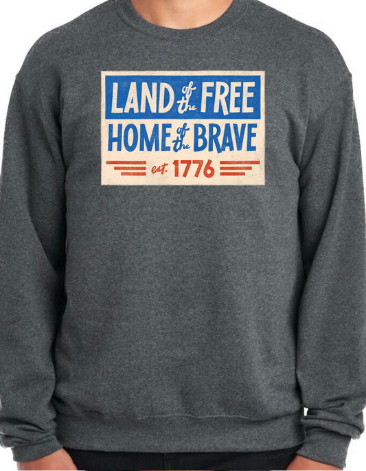 Land of the Free Crewneck