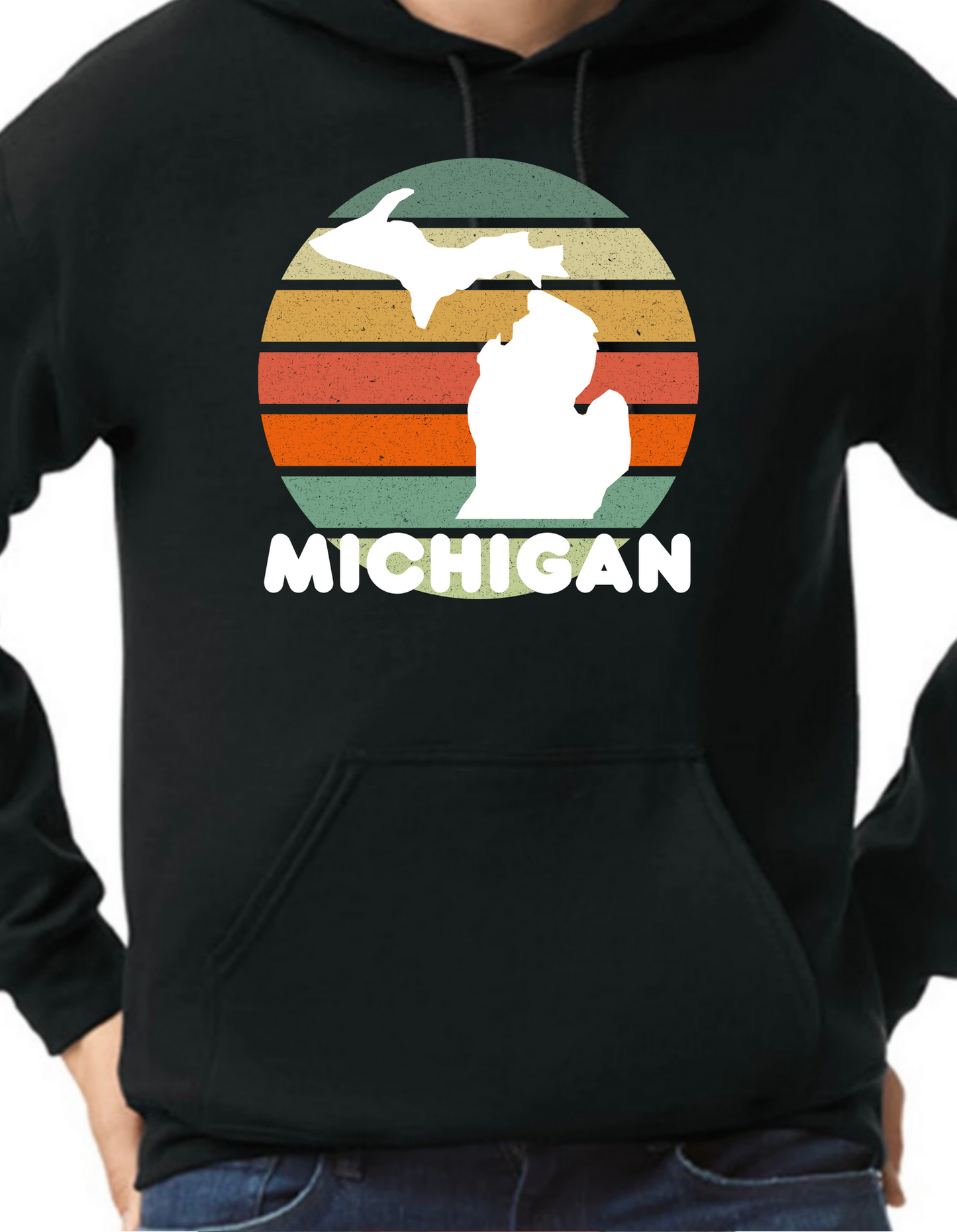 Retro Michigan Hoodie