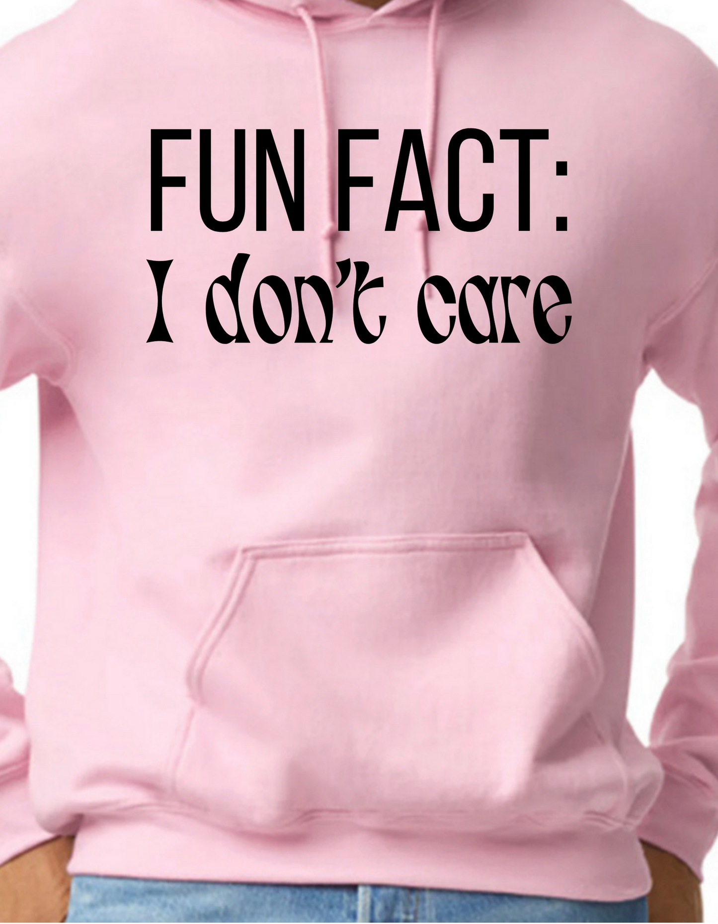 Fun Fact: I Don’t Care Hoodie