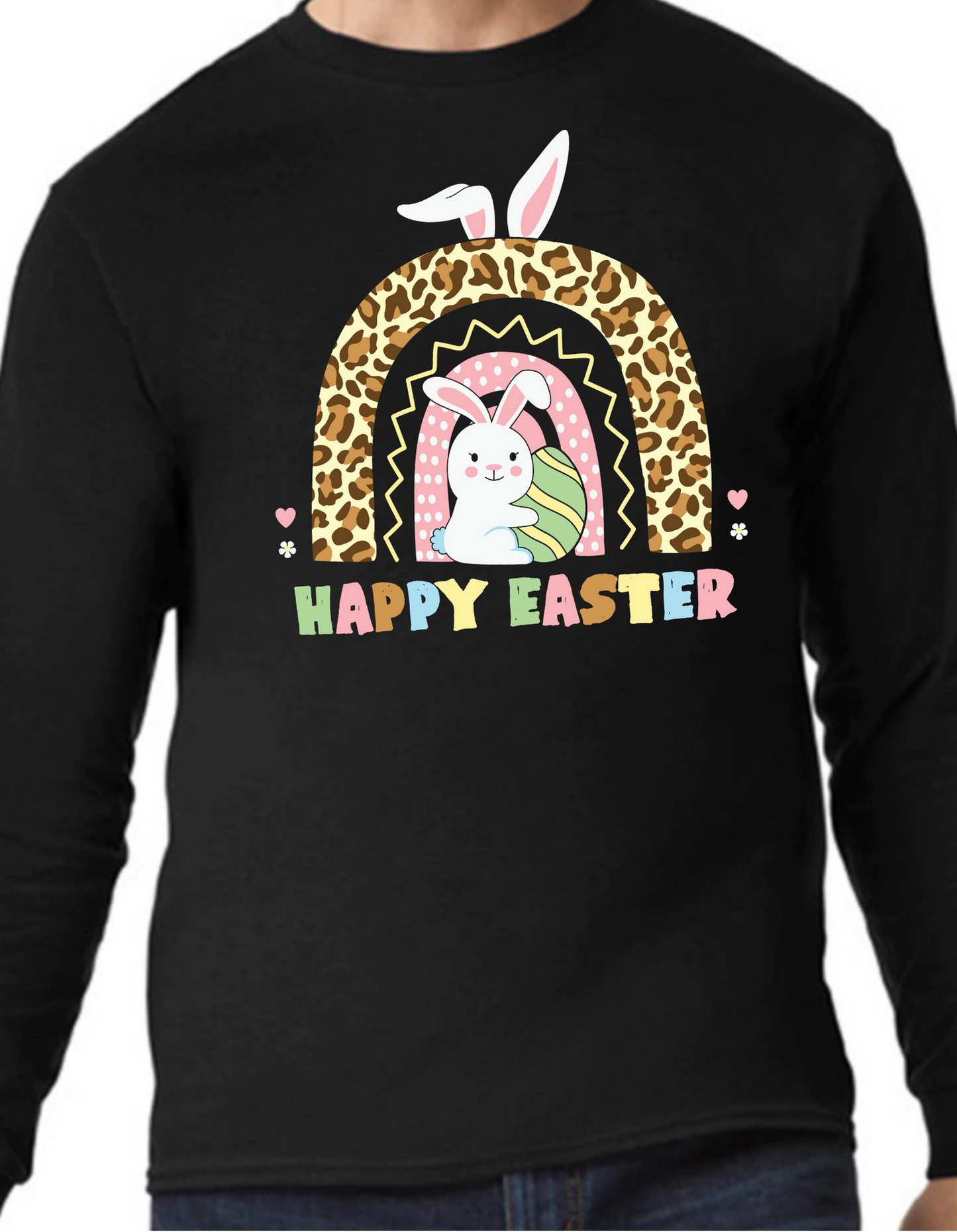 Happy Easter Rainbow Longsleeve