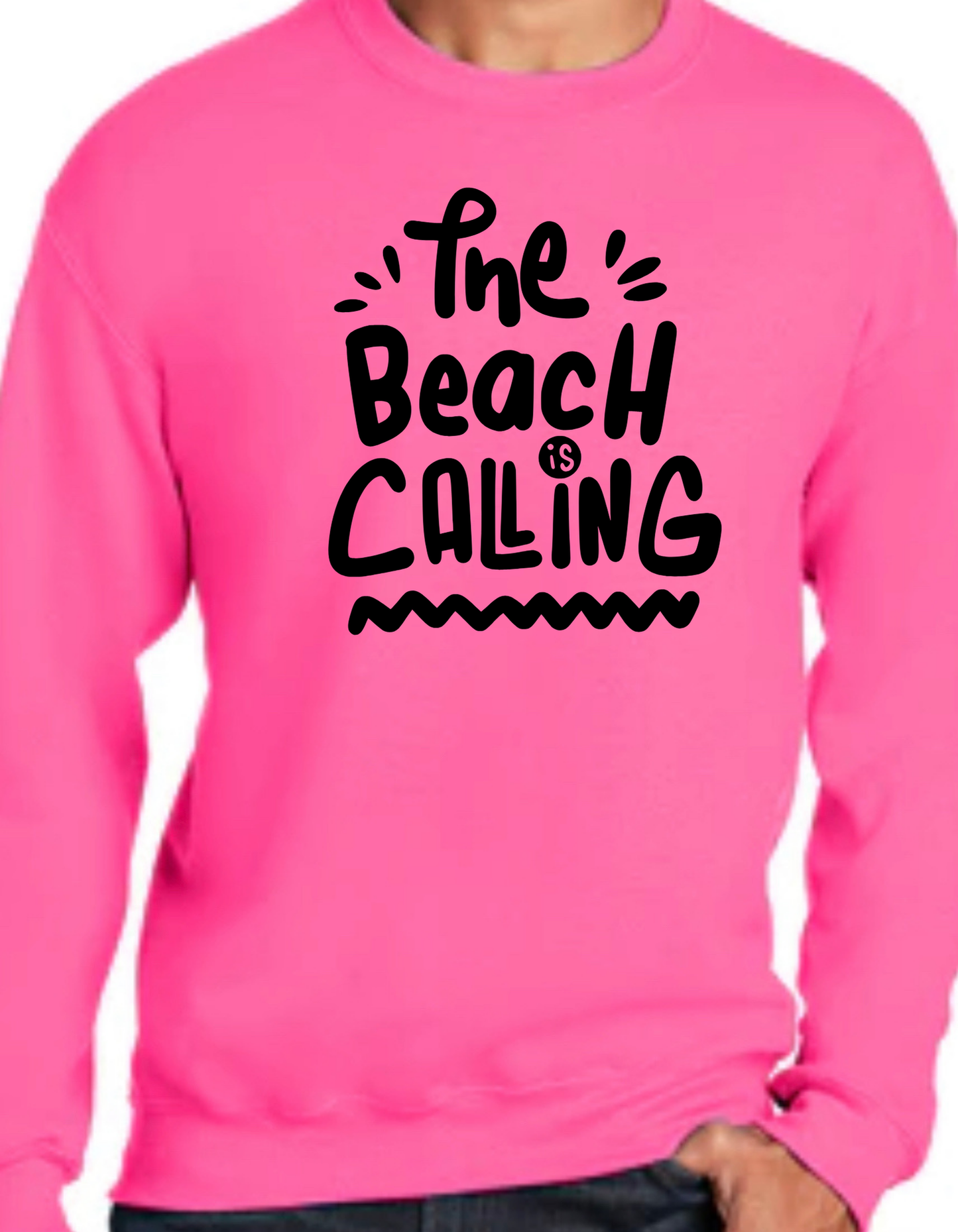 The Beach is Calling Crewneck