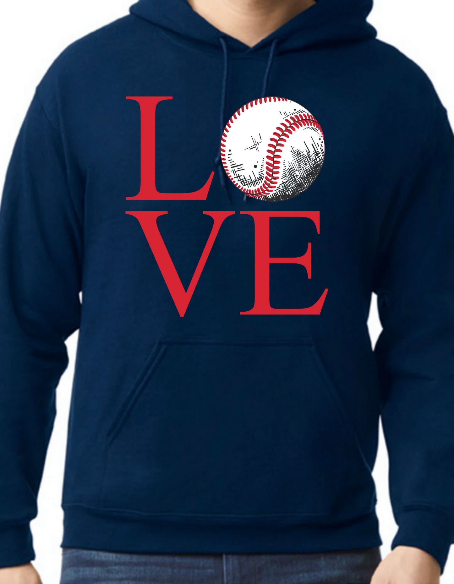 Love Baseball Hoodie