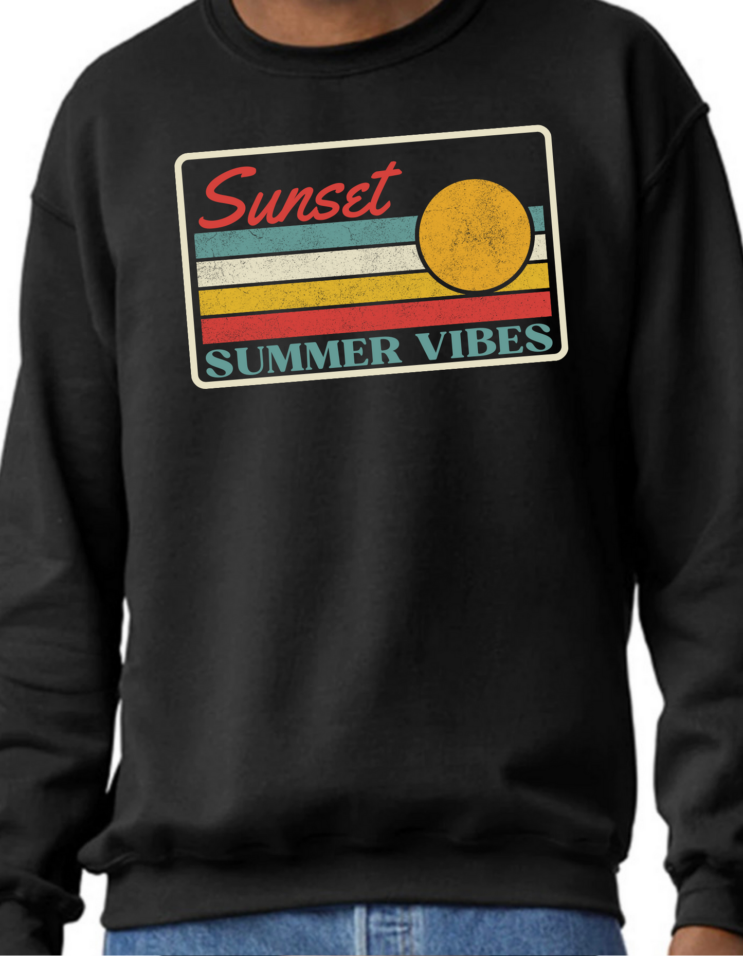 Sunset, Summer Vibes Crewneck