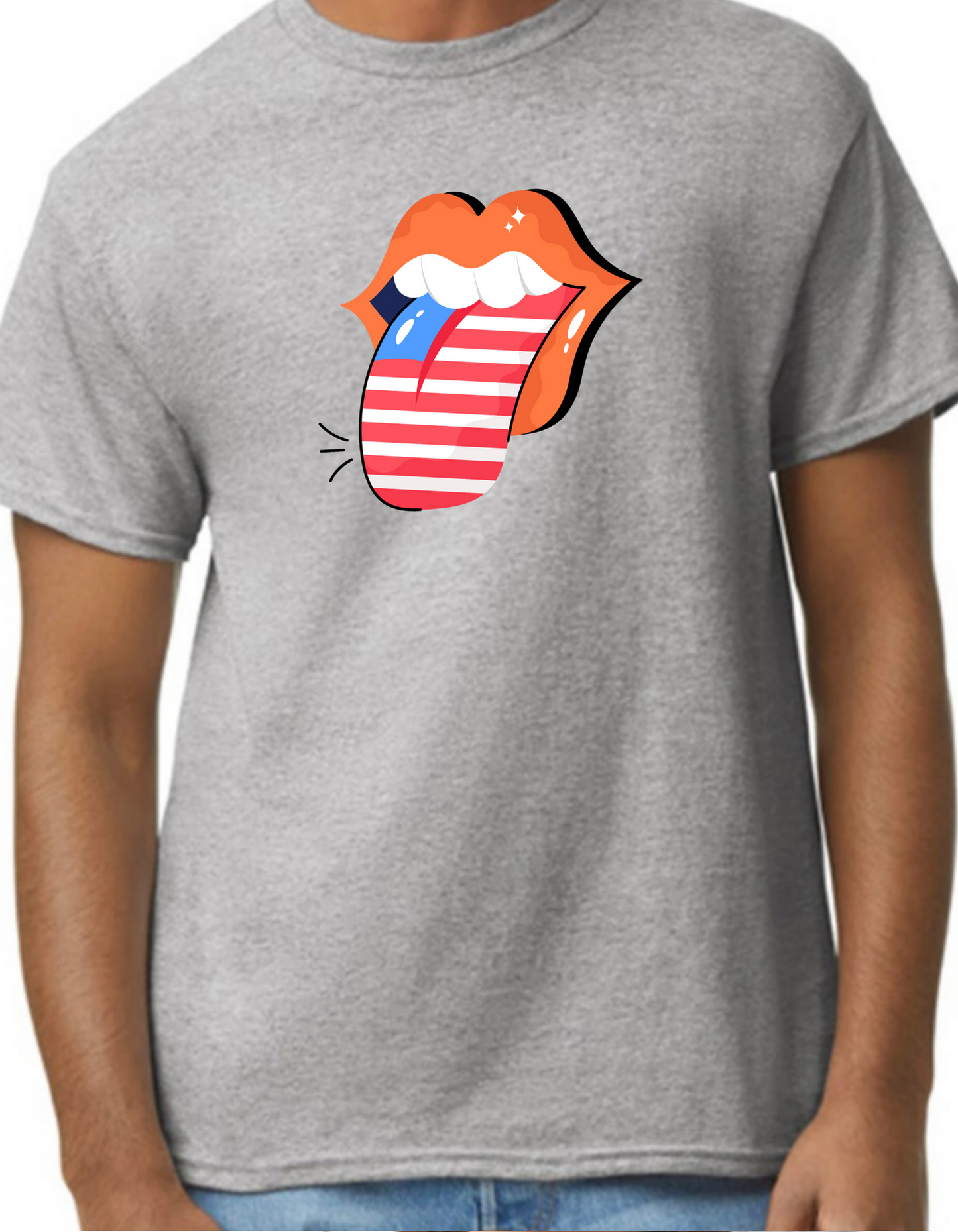 American Tongue Graphic Tee