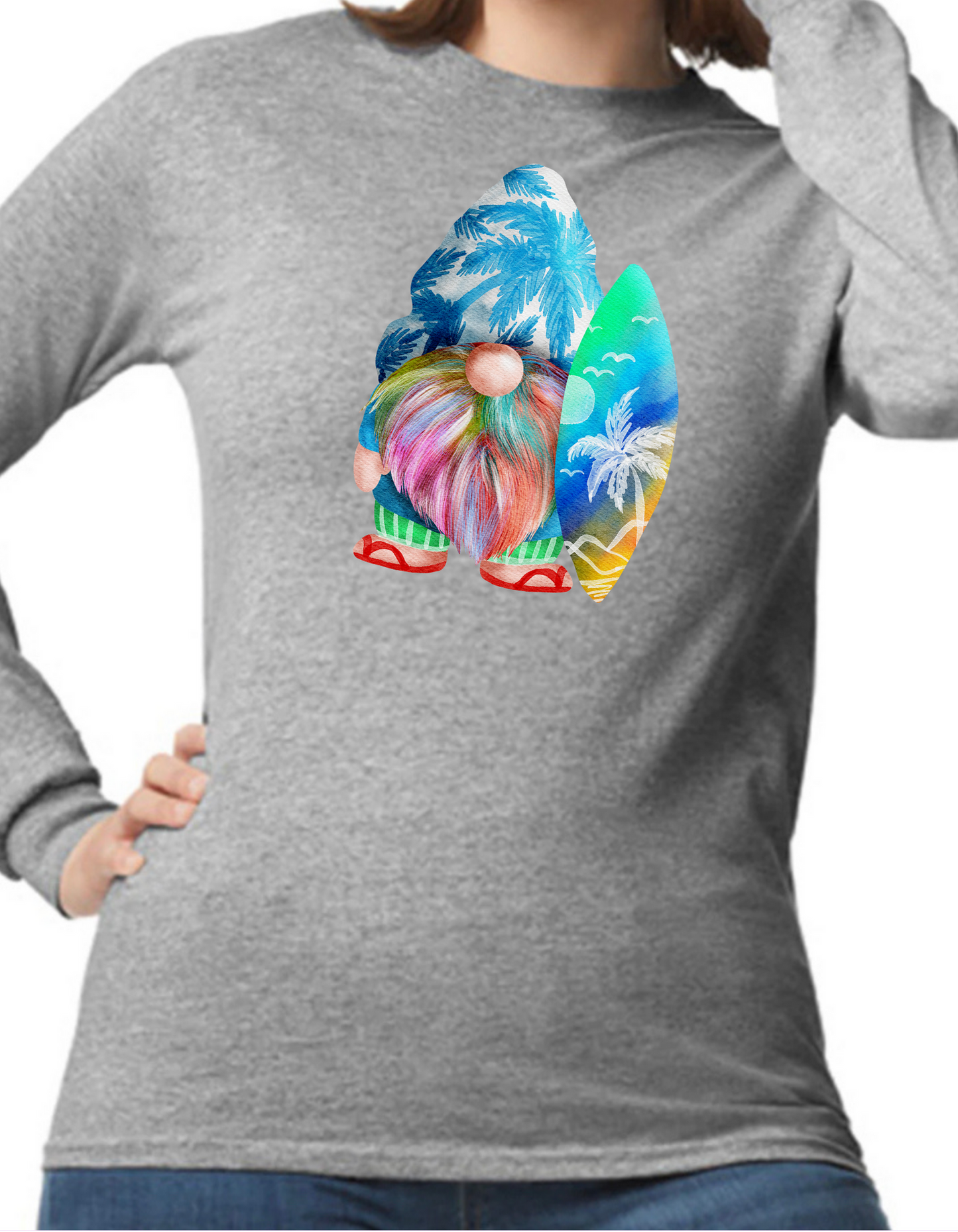 Surfin’ Gnome Longsleeve