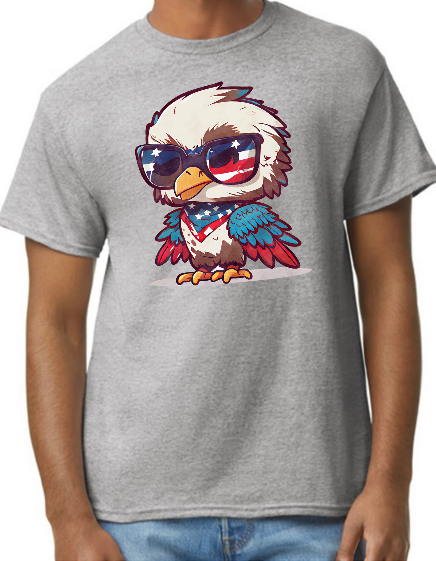 Patriotic Eagle Graphic Tee