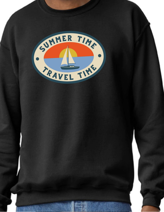 Summer Time • Travel Time Crewneck