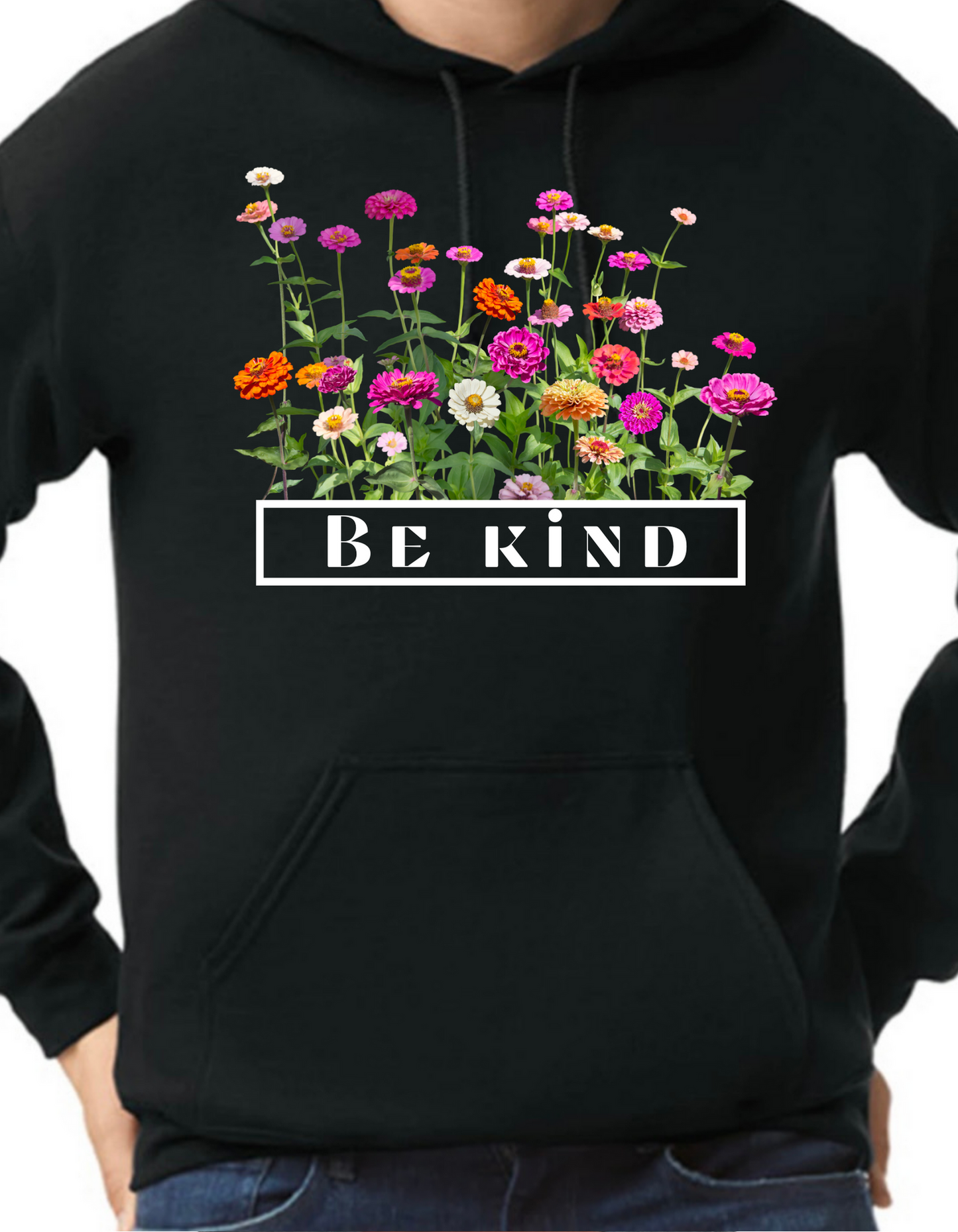 Be Kind Flowers Hoodie