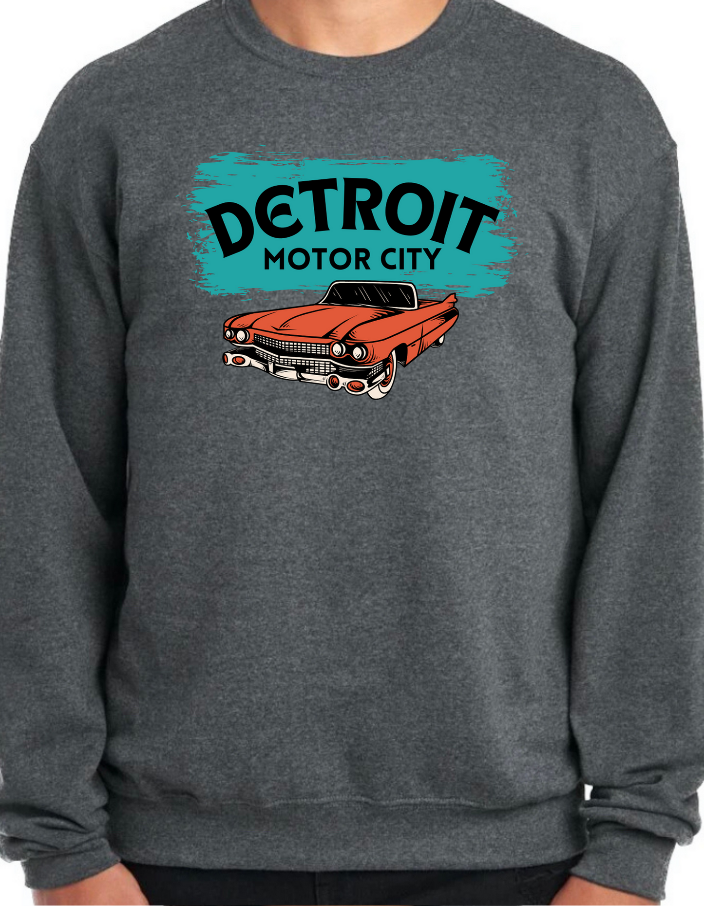 Detroit, Motor City Crewneck