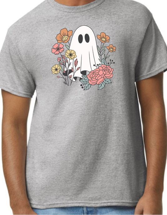 Flower Ghost Graphic Tee