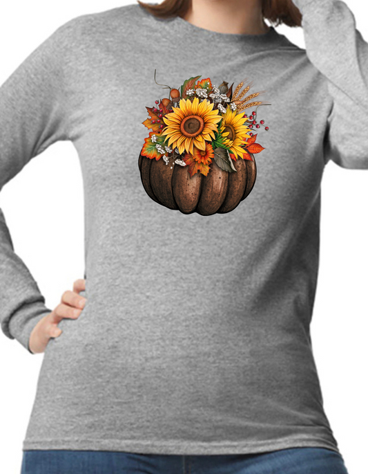 Pumpkin Sunflower Longsleeve