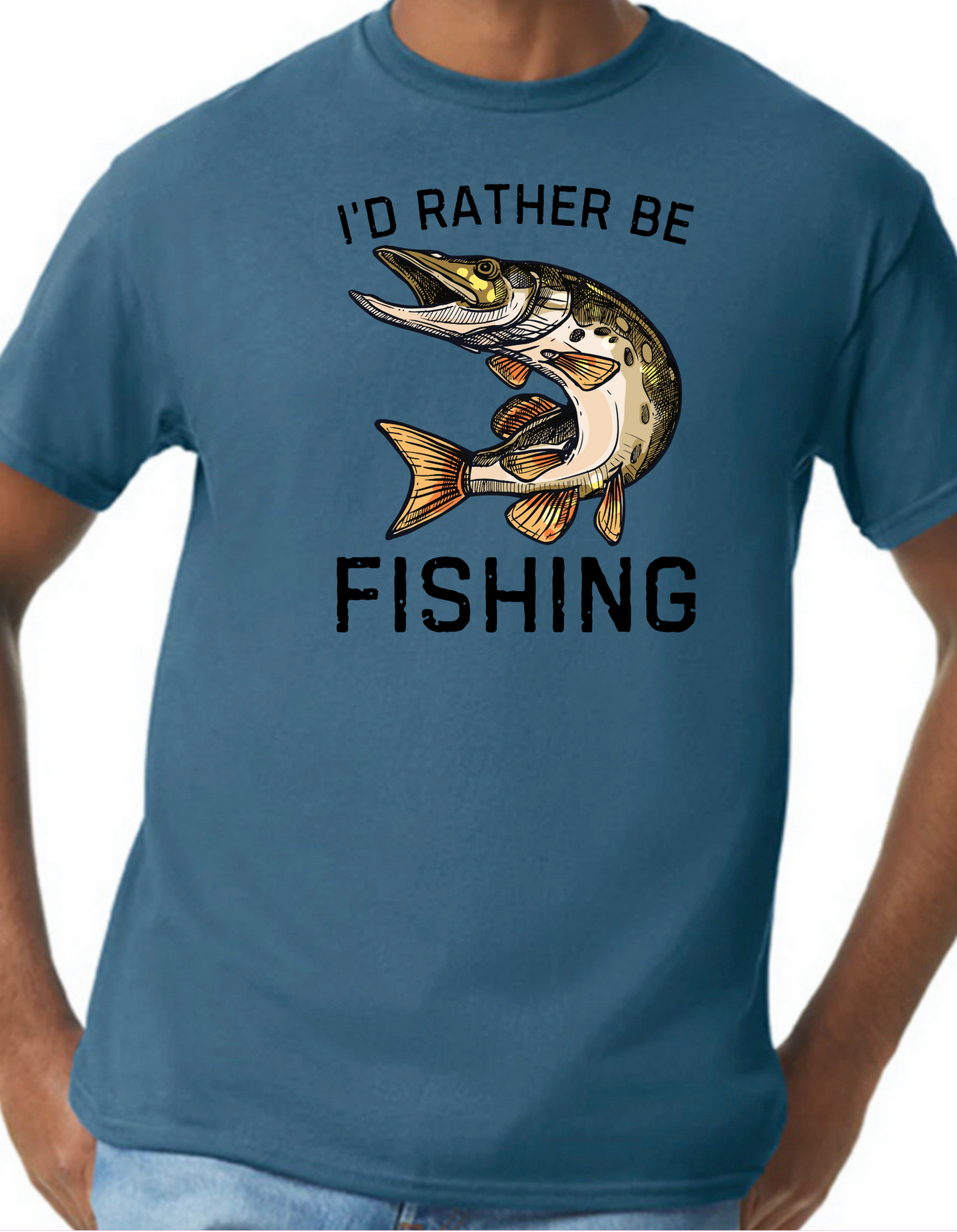 I’d Rather Be Fishing Graphic Tee