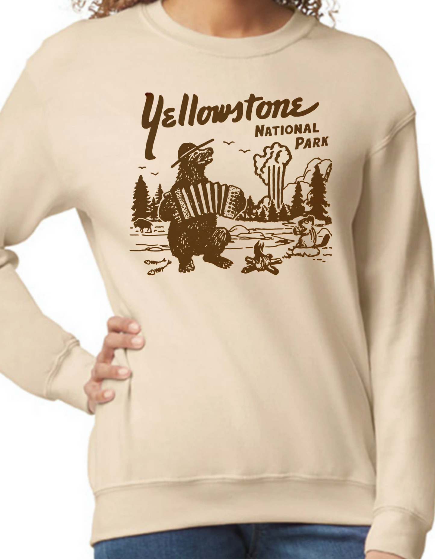 Yellowstone National Park Crewneck