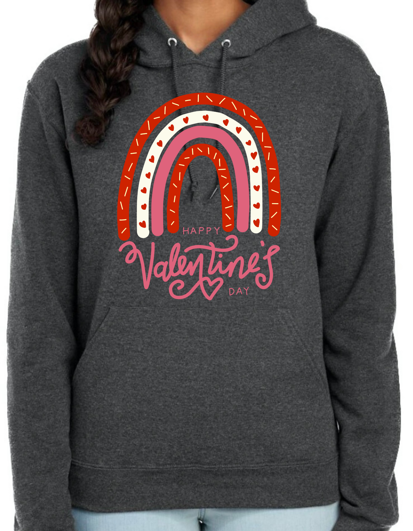 Valentine Rainbow Hoodie