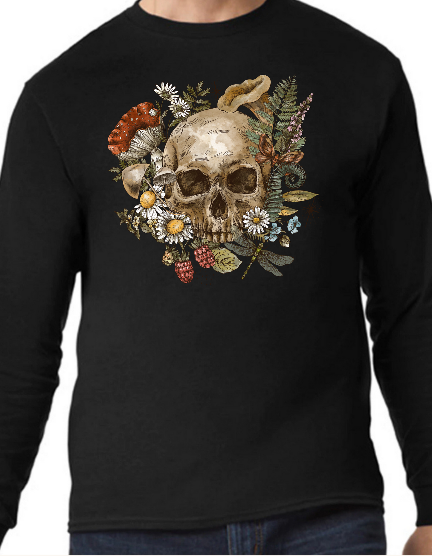 Floral Skull Longsleeve