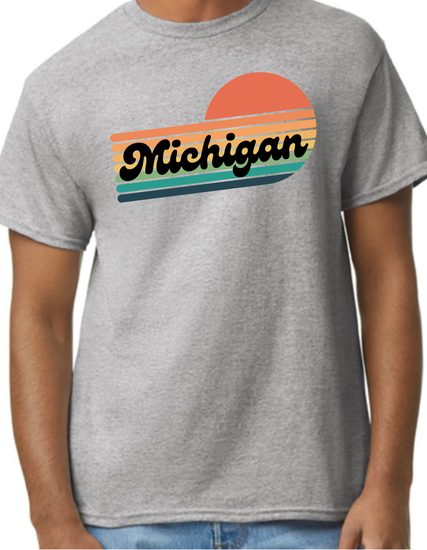 Sunset Michigan Graphic Tee