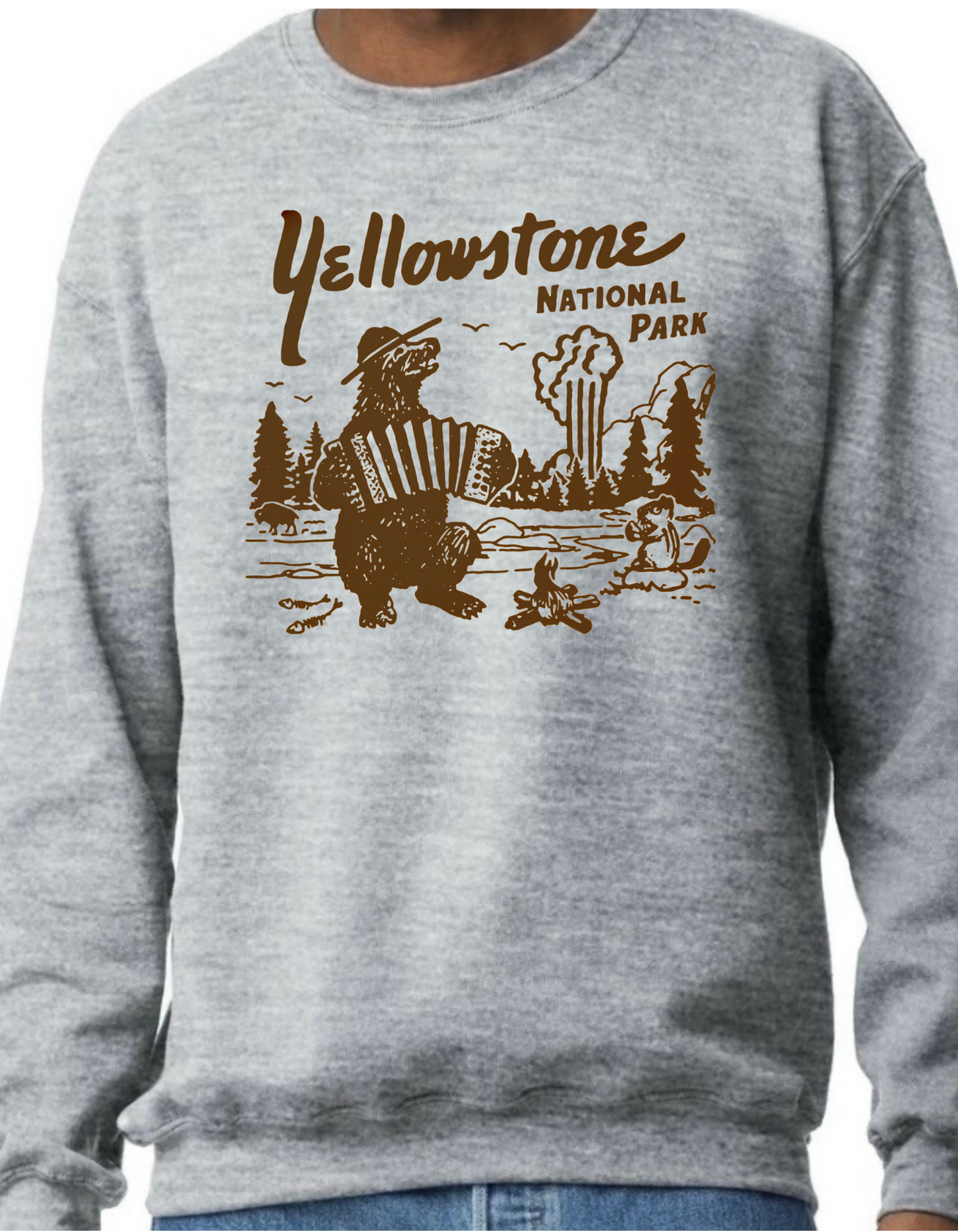 Yellowstone National Park Crewneck